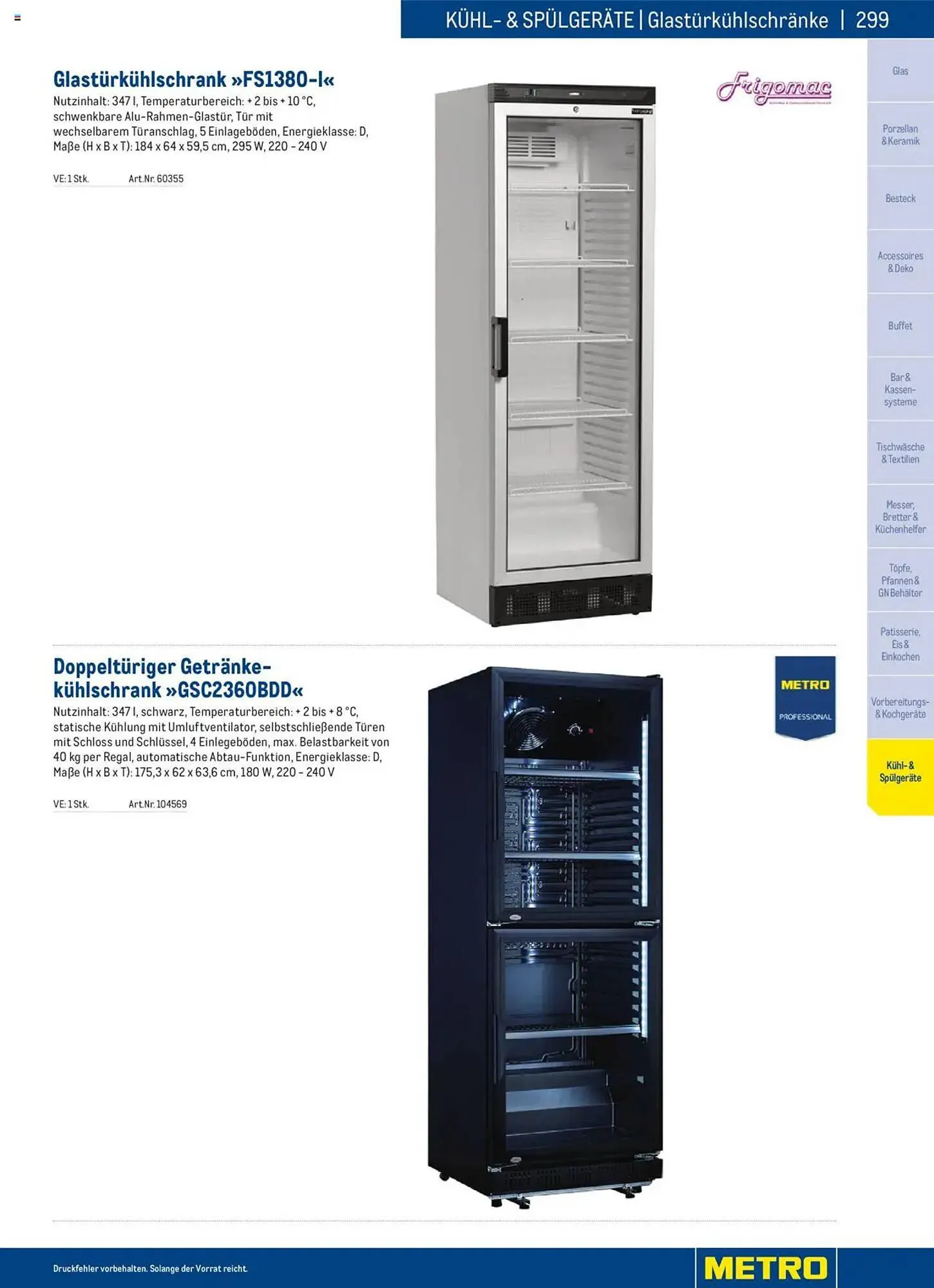 Metro Flugblatt von 2. Dezember bis 31. Dezember 2025 - Flugblätt seite  299