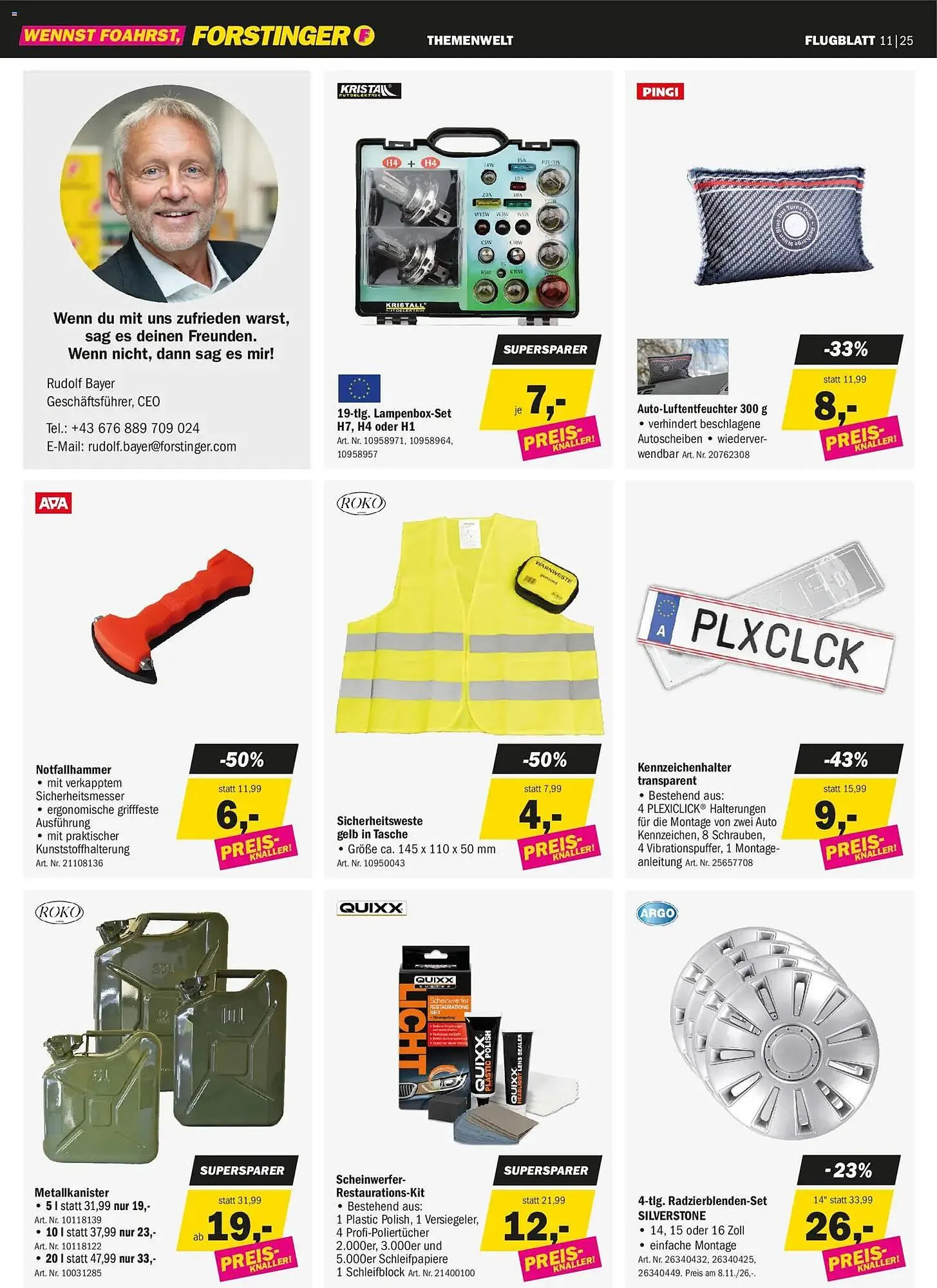 Forstinger Flugblatt von 19. November bis 6. Dezember 2025 - Flugblätt seite  10