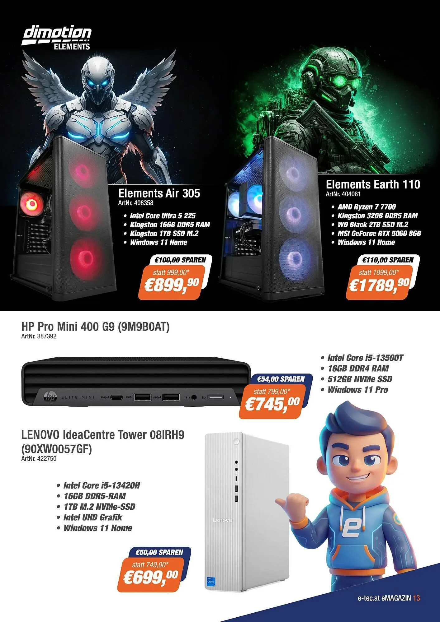 E-tec Flugblatt von 1. April bis 30. April 2026 - Flugblätt seite  13