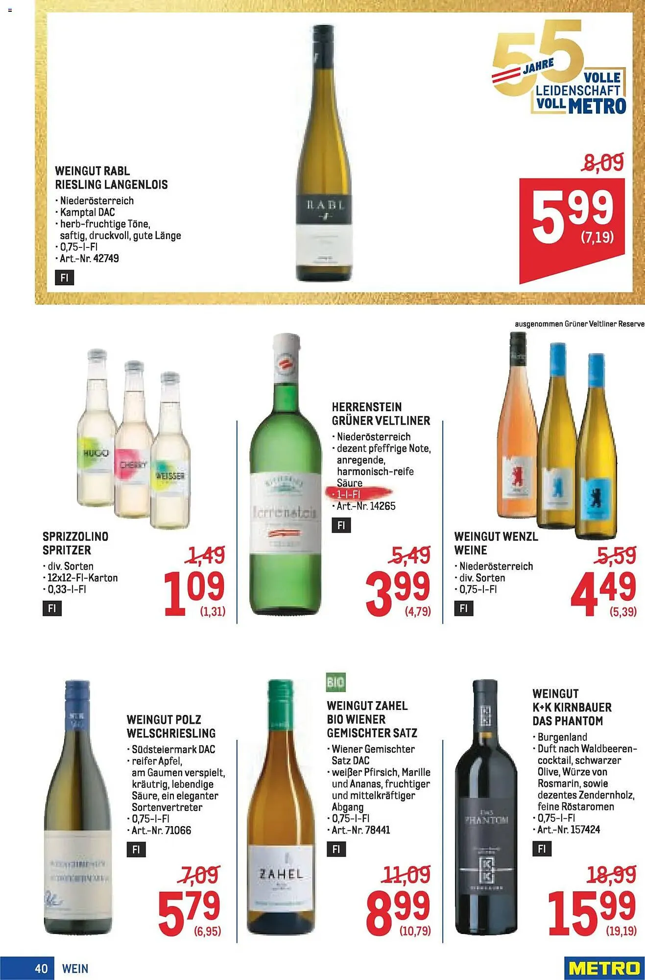 Metro Flugblatt von 19. März bis 1. April 2026 - Flugblätt seite 40