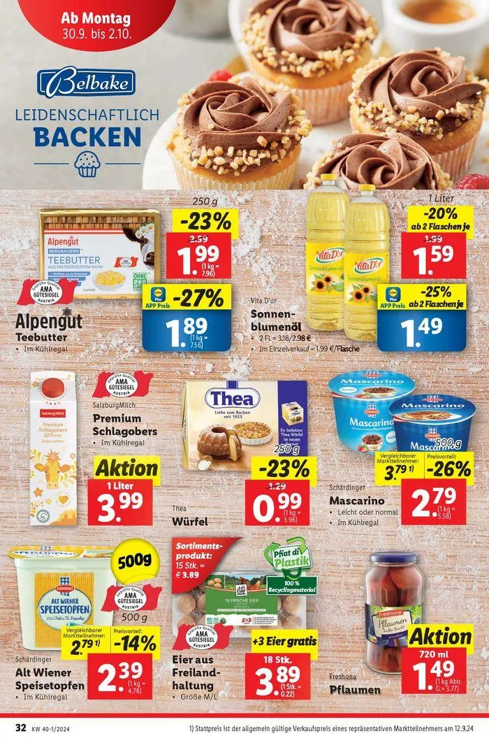 Aktuelle Flugblätter Ab Donnerstag, 26.9. von 26. September bis 2. Oktober 2024 - Flugblätt seite 34