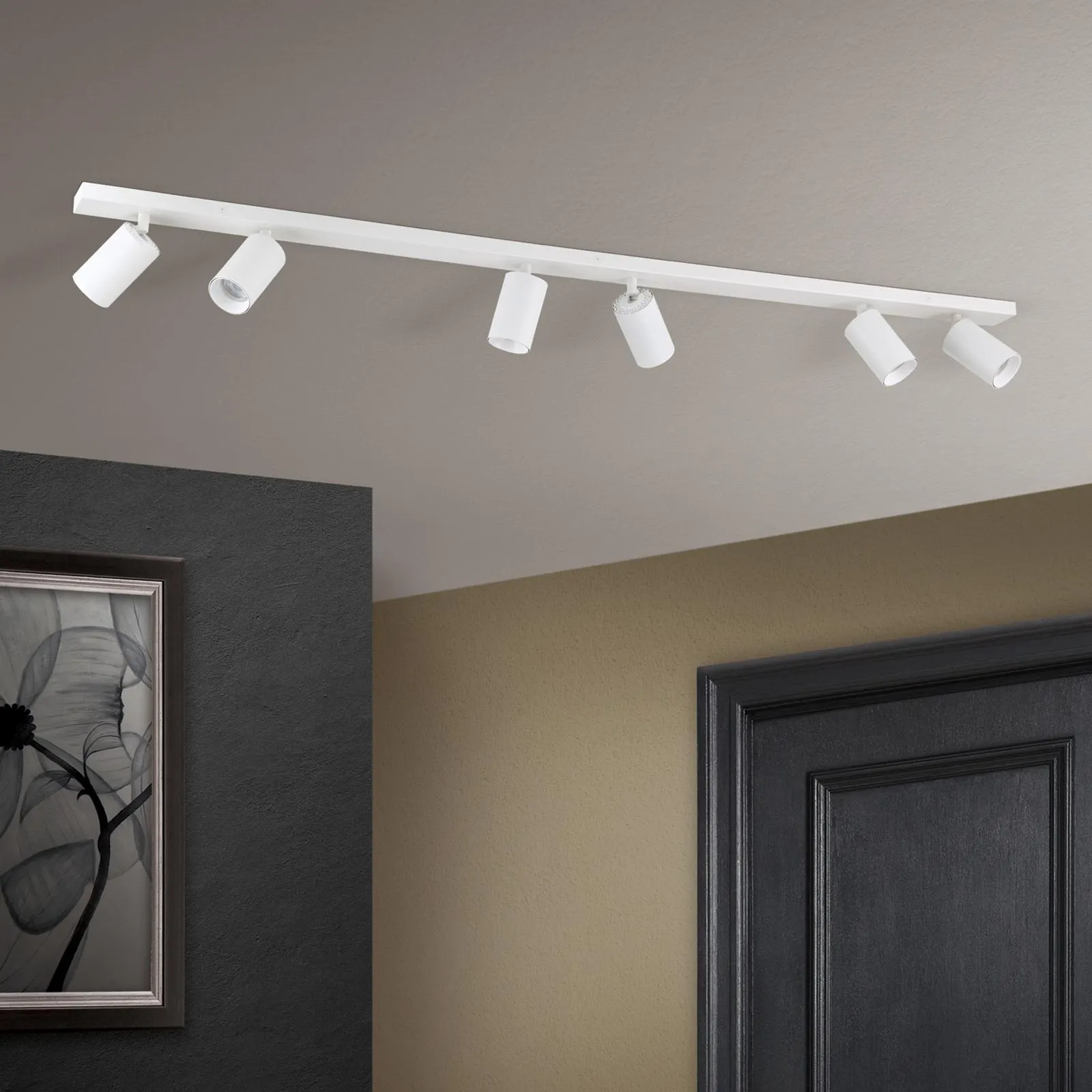 Deckenstrahler Sean sechsflammig, weiß