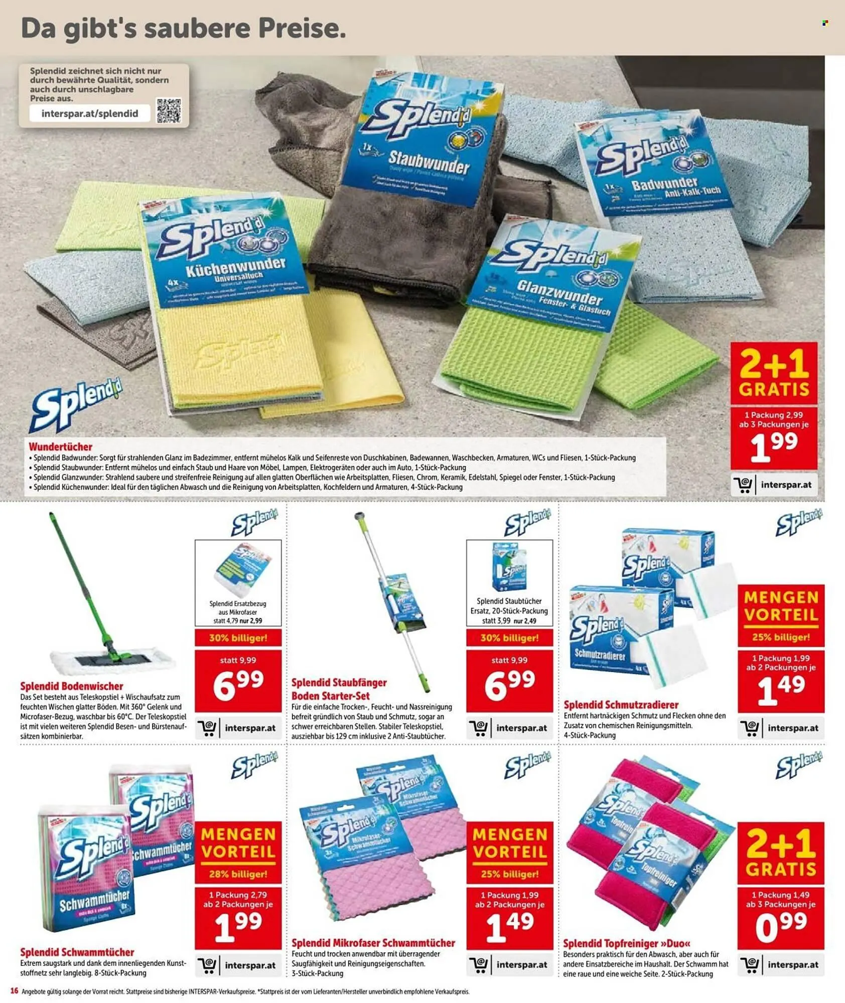 Interspar Flugblatt von 2. Jänner bis 14. Jänner 2026 - Flugblätt seite  16