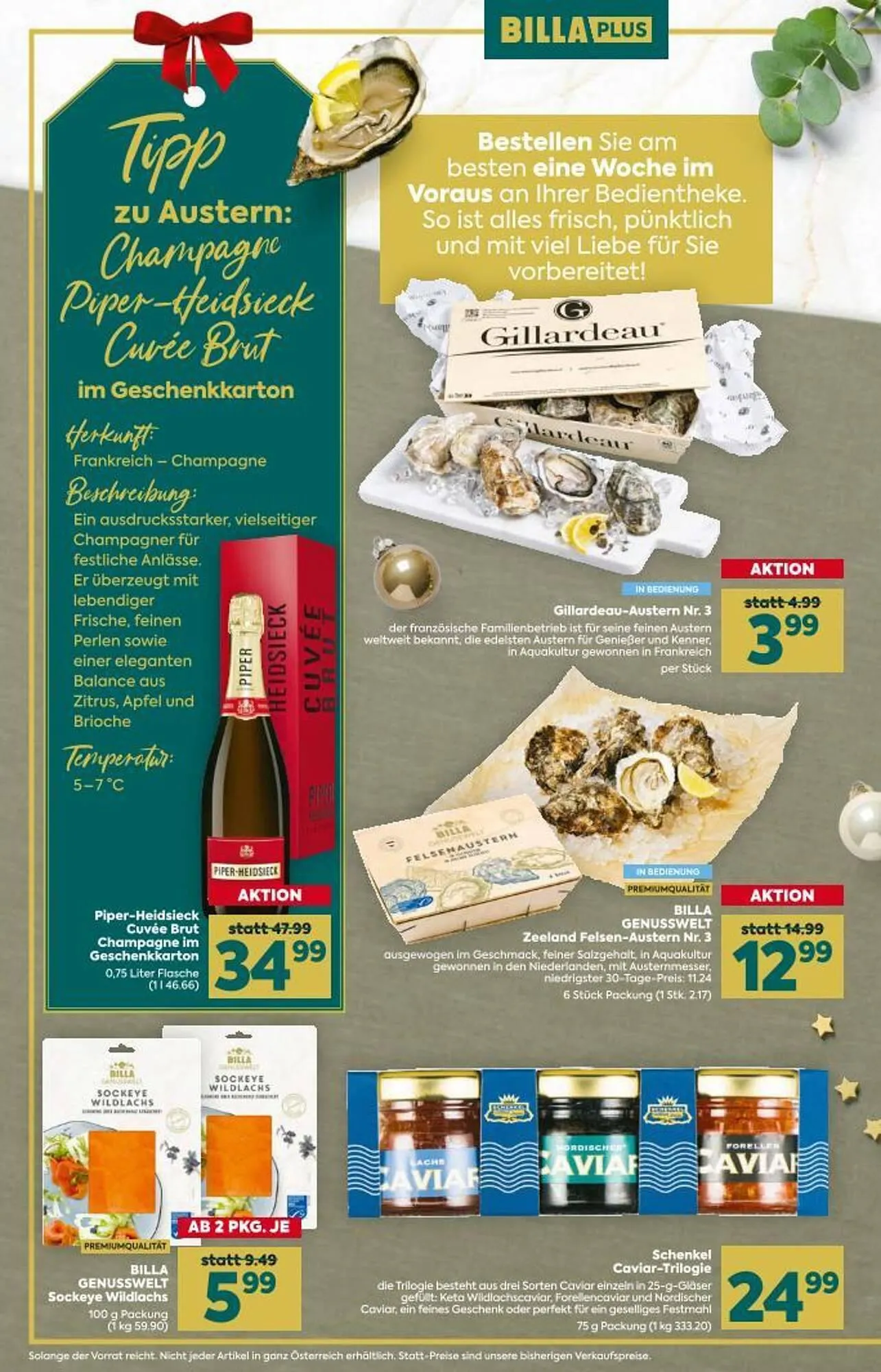 Billa Flugblatt von 27. November bis 24. Dezember 2025 - Flugblätt seite  6