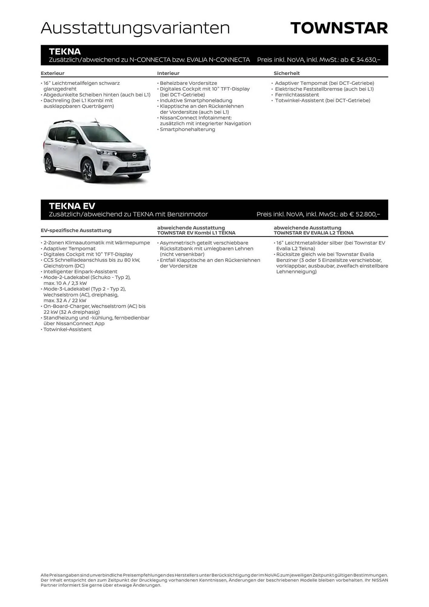 Nissan Flugblatt von 1. September bis 12. Jänner 2026 - Flugblätt seite  3