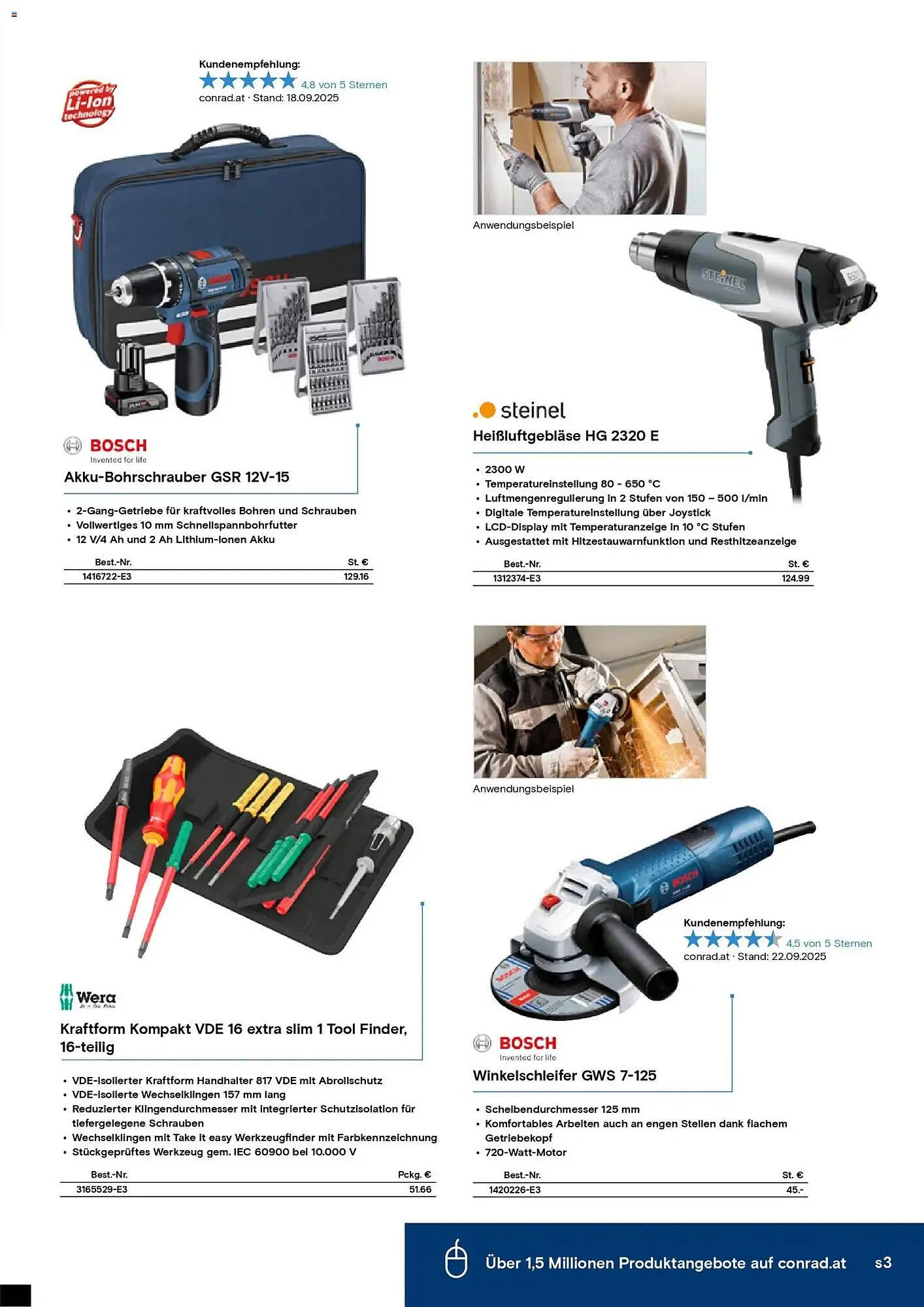 Conrad Katalog von 23. Oktober bis 31. Dezember 2025 - Flugblätt seite  3