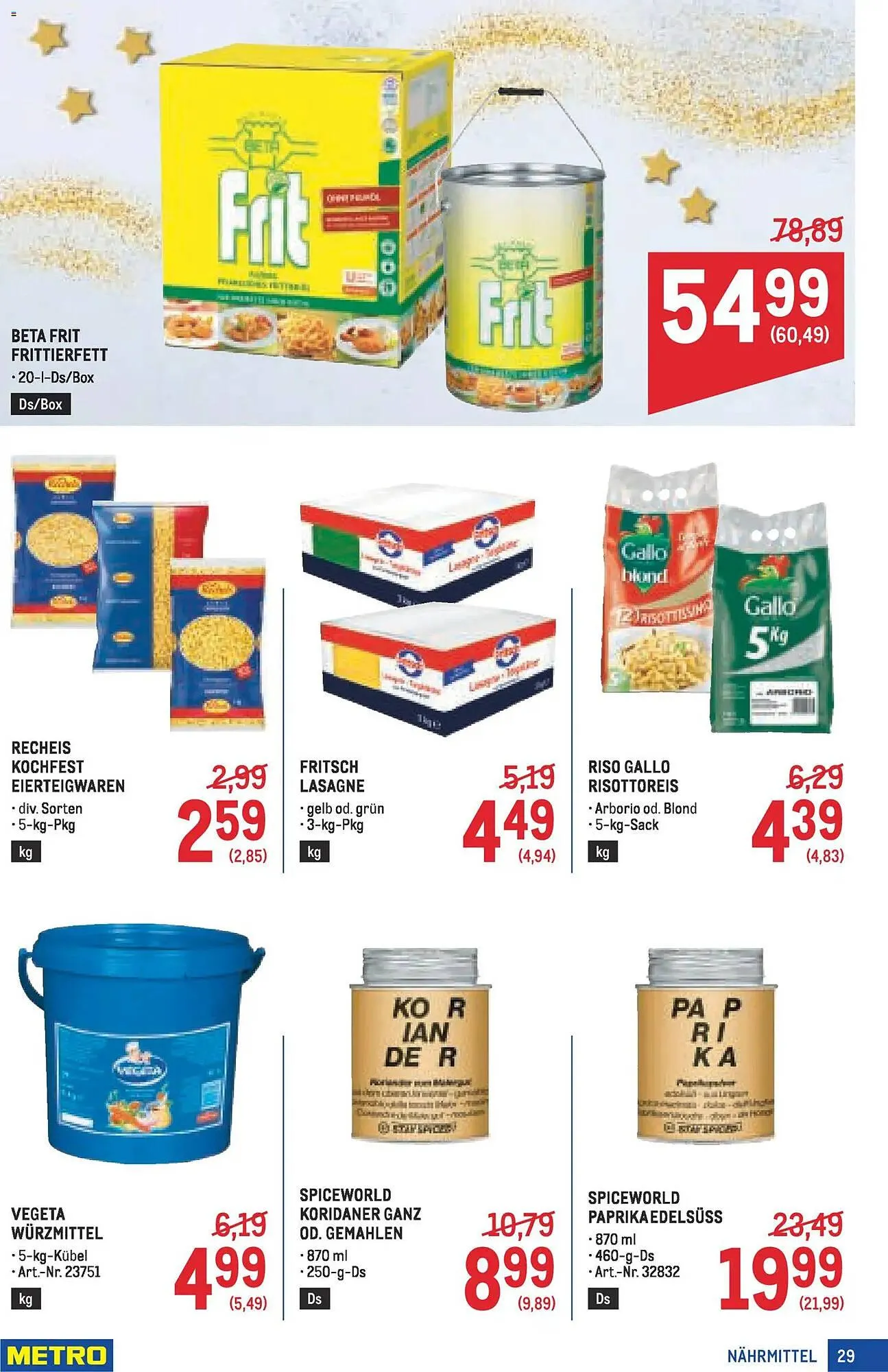 Metro Flugblatt von 27. November bis 10. Dezember 2025 - Flugblätt seite  29