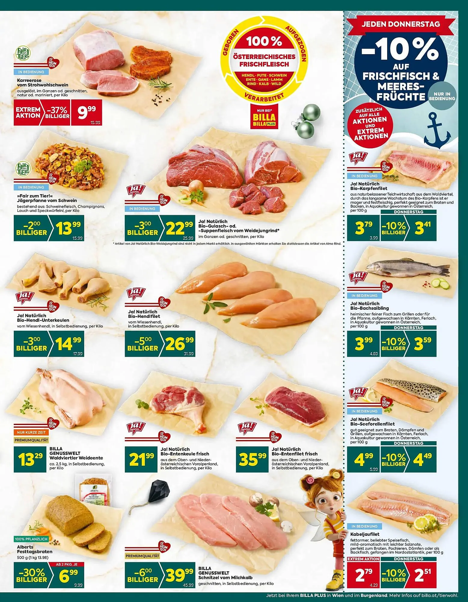 Billa Flugblatt von 11. Dezember bis 17. Dezember 2025 - Flugblätt seite  7