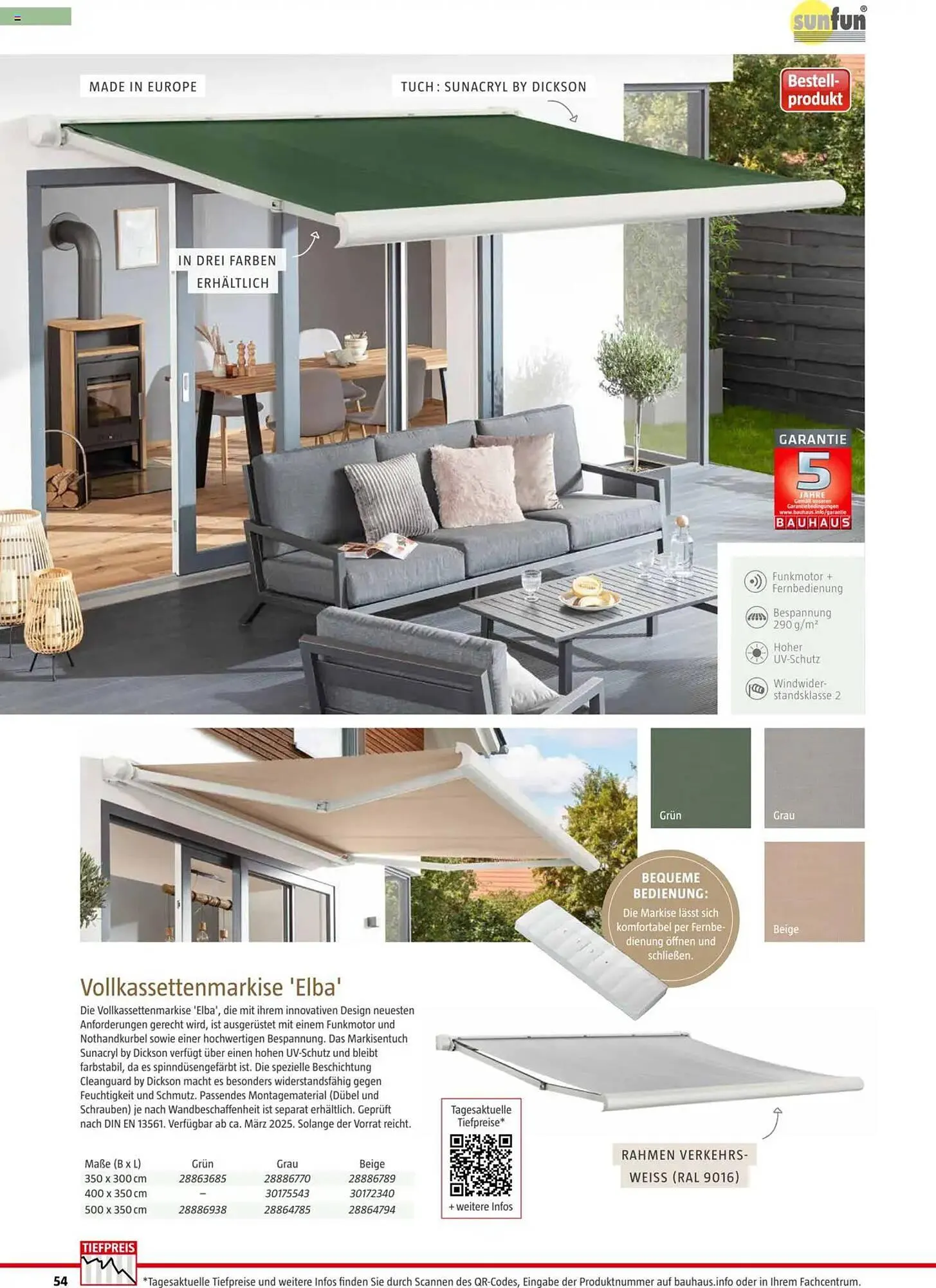 Bauhaus Flugblatt von 4. März bis 31. Dezember 2025 - Flugblätt seite  54