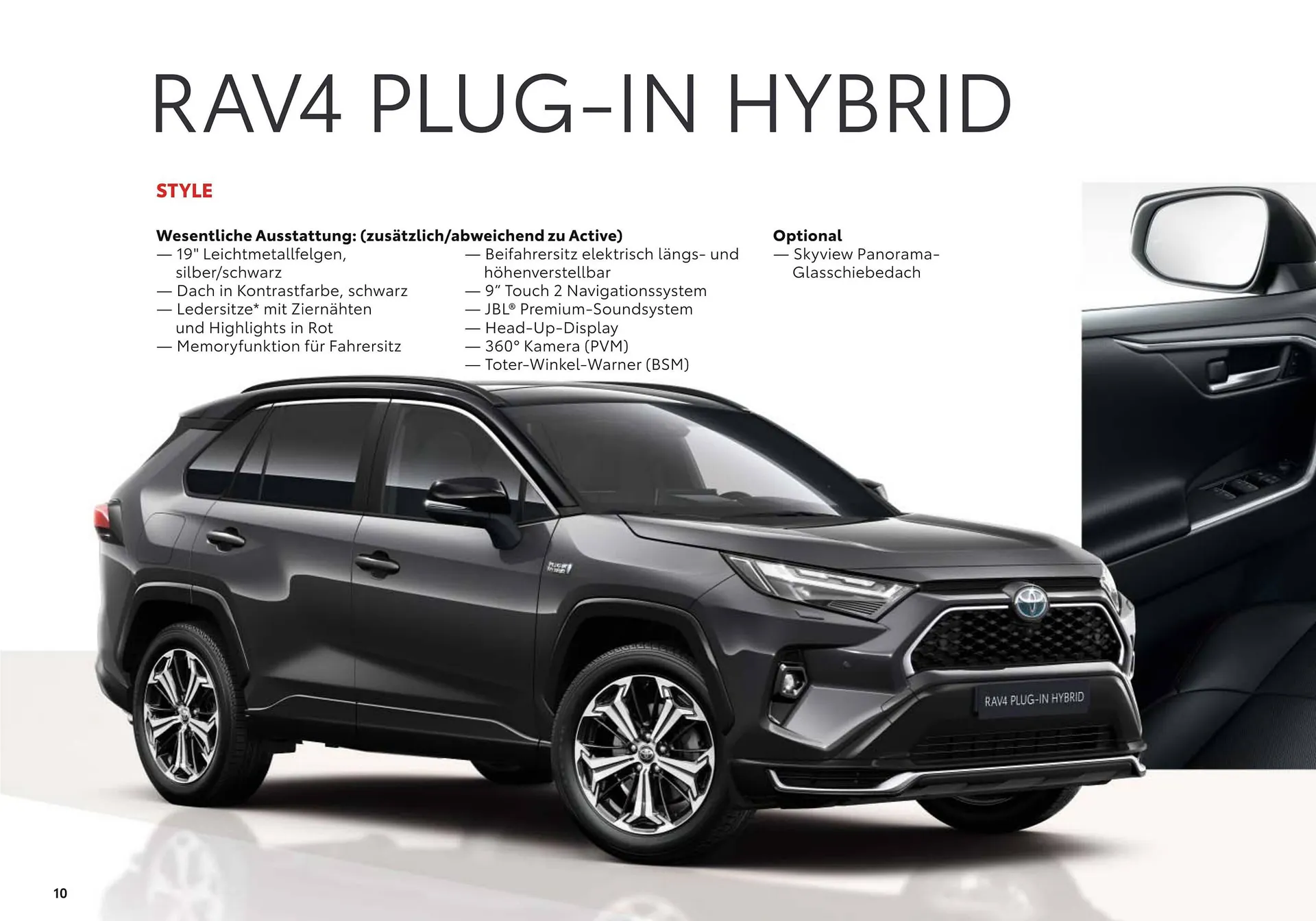 Toyota RAV4 Plug-in Flugblatt von 11. Juli bis 9. Jänner 2025 - Flugblätt seite  10