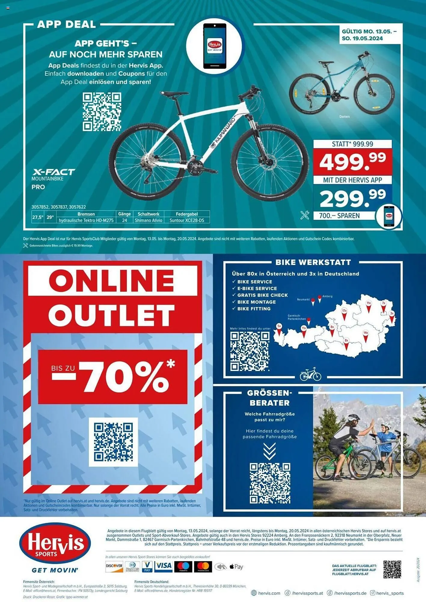 Hervis Flugblatt von 13. Mai bis 20. Mai 2024 - Flugblätt seite  12
