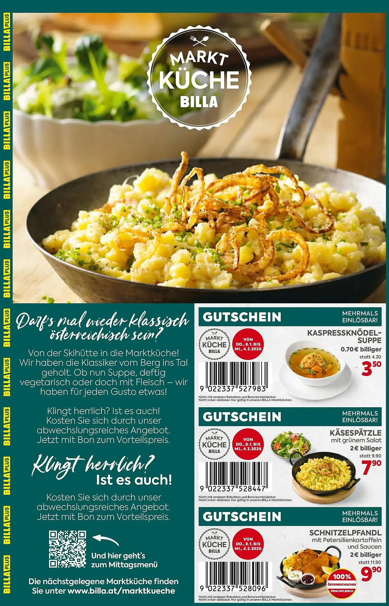 Billa Flugblatt von 8. Jänner bis 4. Februar 2026 - Flugblätt seite  4