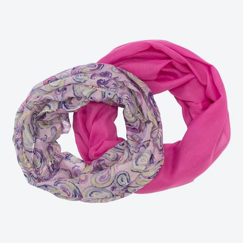 Damen-Loop-Schal, 2er-Pack