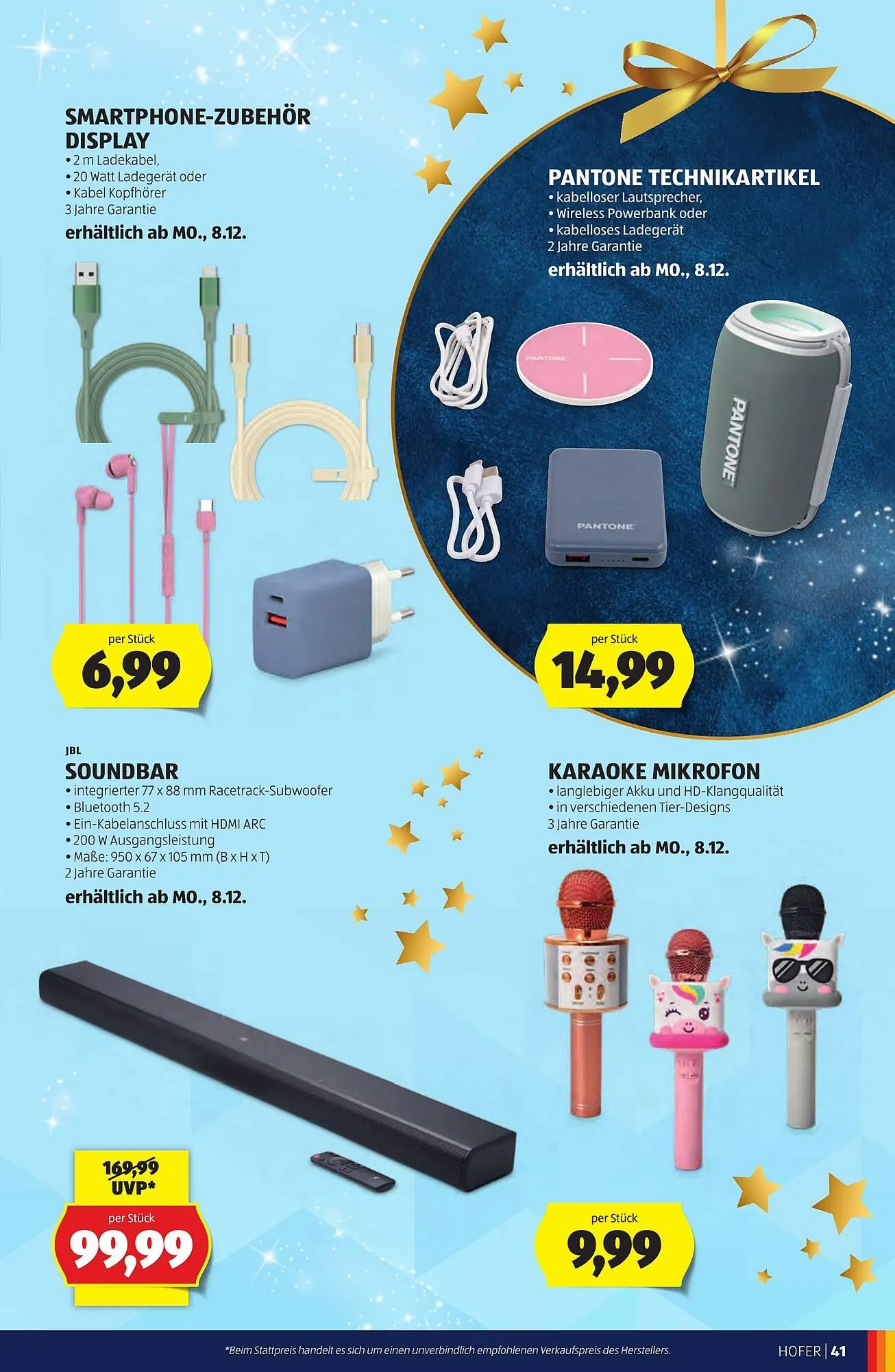 Hofer Flugblatt von 7. November bis 24. Dezember 2025 - Flugblätt seite  41