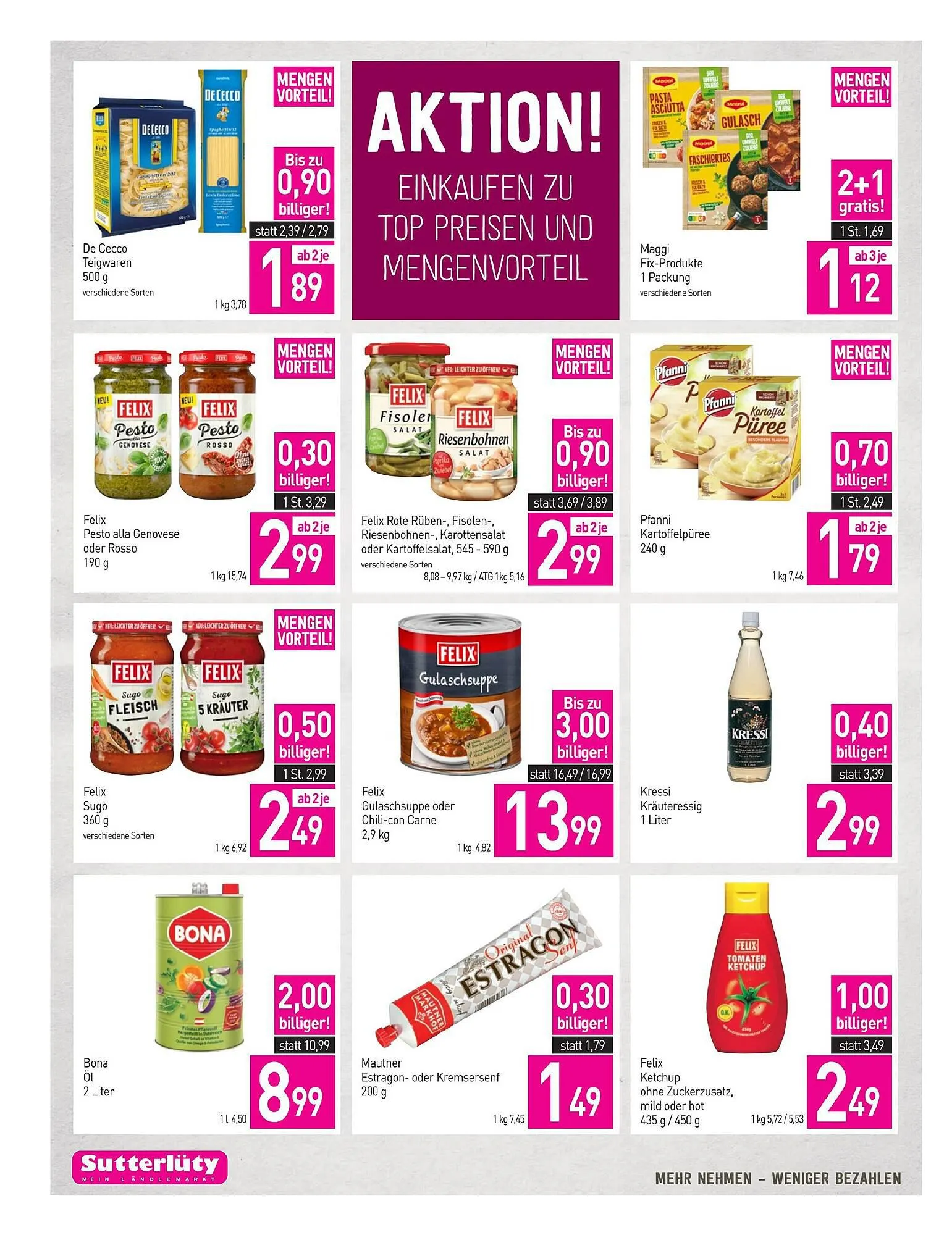 Sutterlüty Flugblatt von 30. November bis 5. Dezember 2023 - Flugblätt seite 8