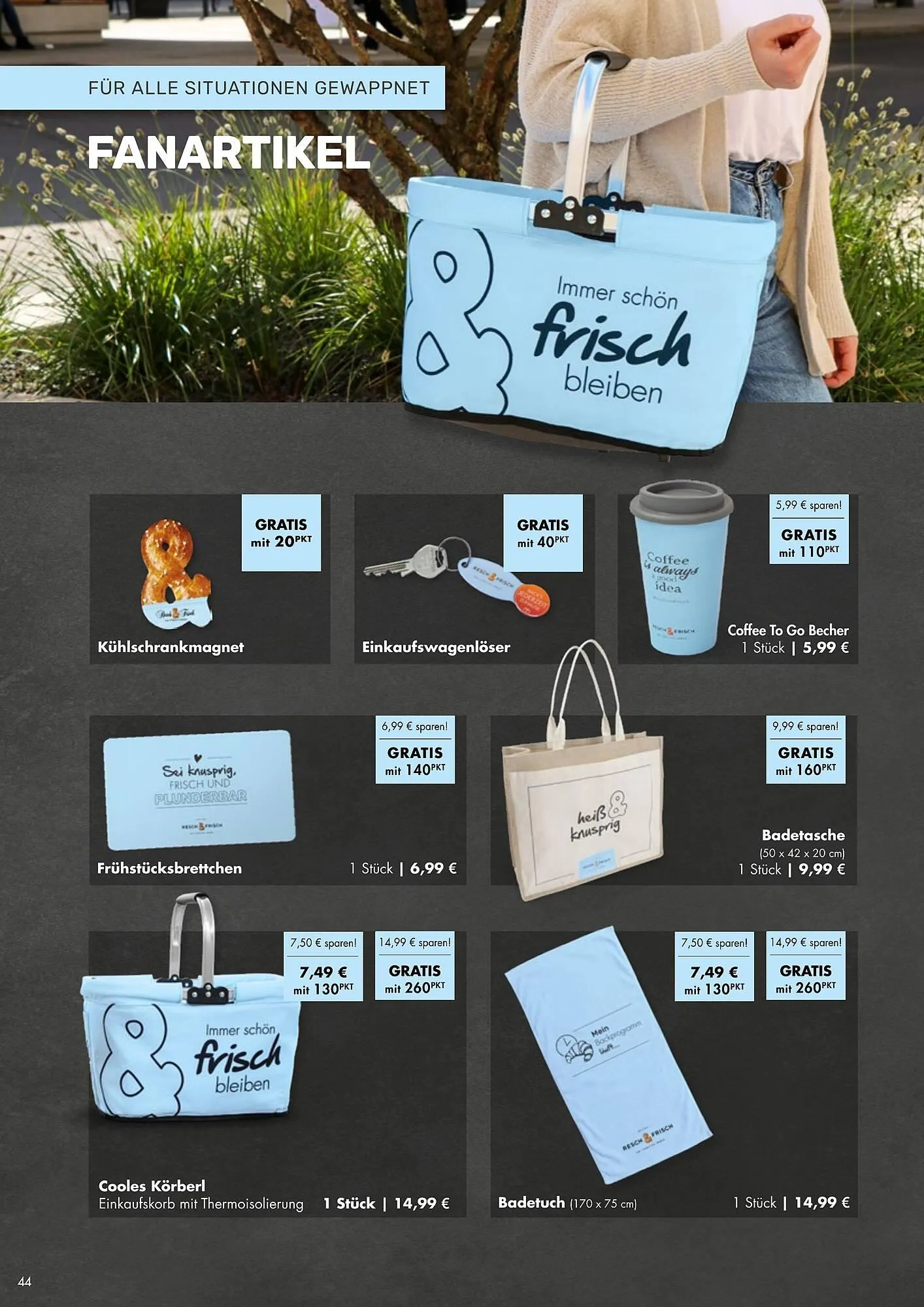 Resch & Frisch Flugblatt von 1. Jänner bis 31. Dezember 2024 - Flugblätt seite  44