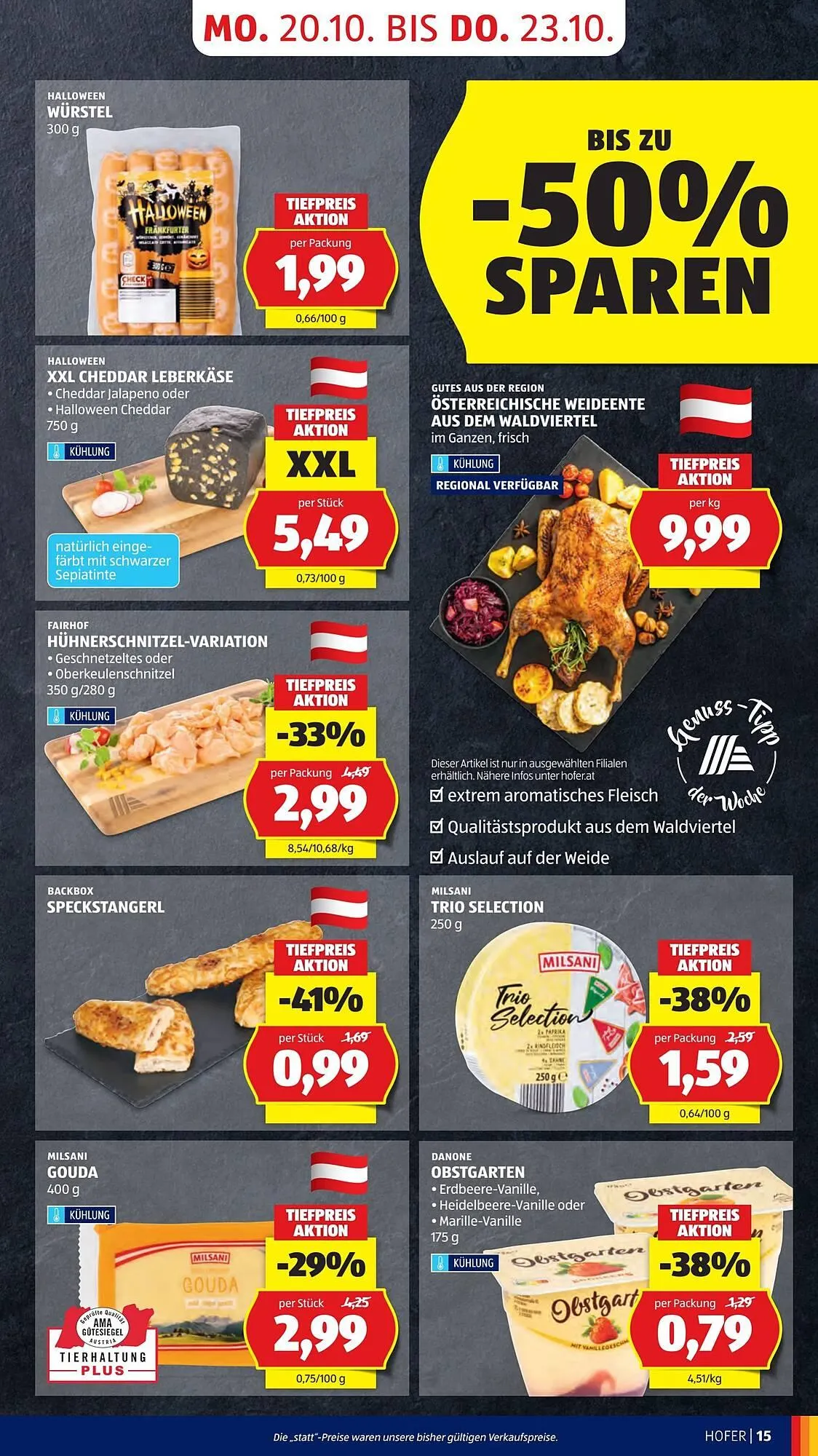 Hofer Flugblatt von 17. Oktober bis 23. Oktober 2025 - Flugblätt seite  17