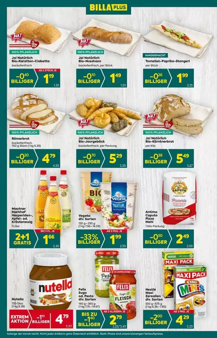 Vorschau BILLA PLUS Wien KW43 von 22. Oktober bis 5. November 2024 - Flugblätt seite 16