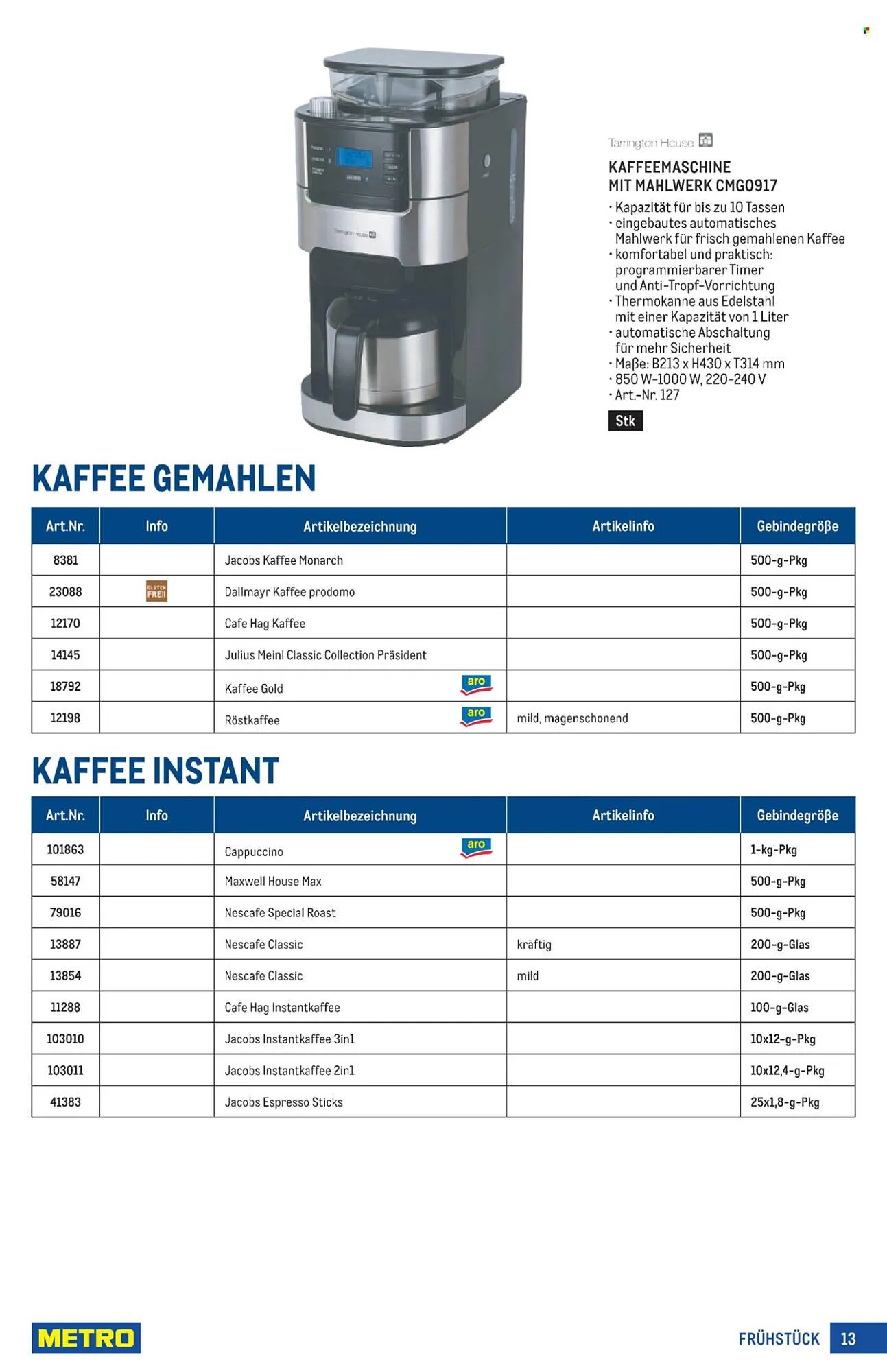 Metro Flugblatt von 23. September bis 24. Februar 2026 - Flugblätt seite  13