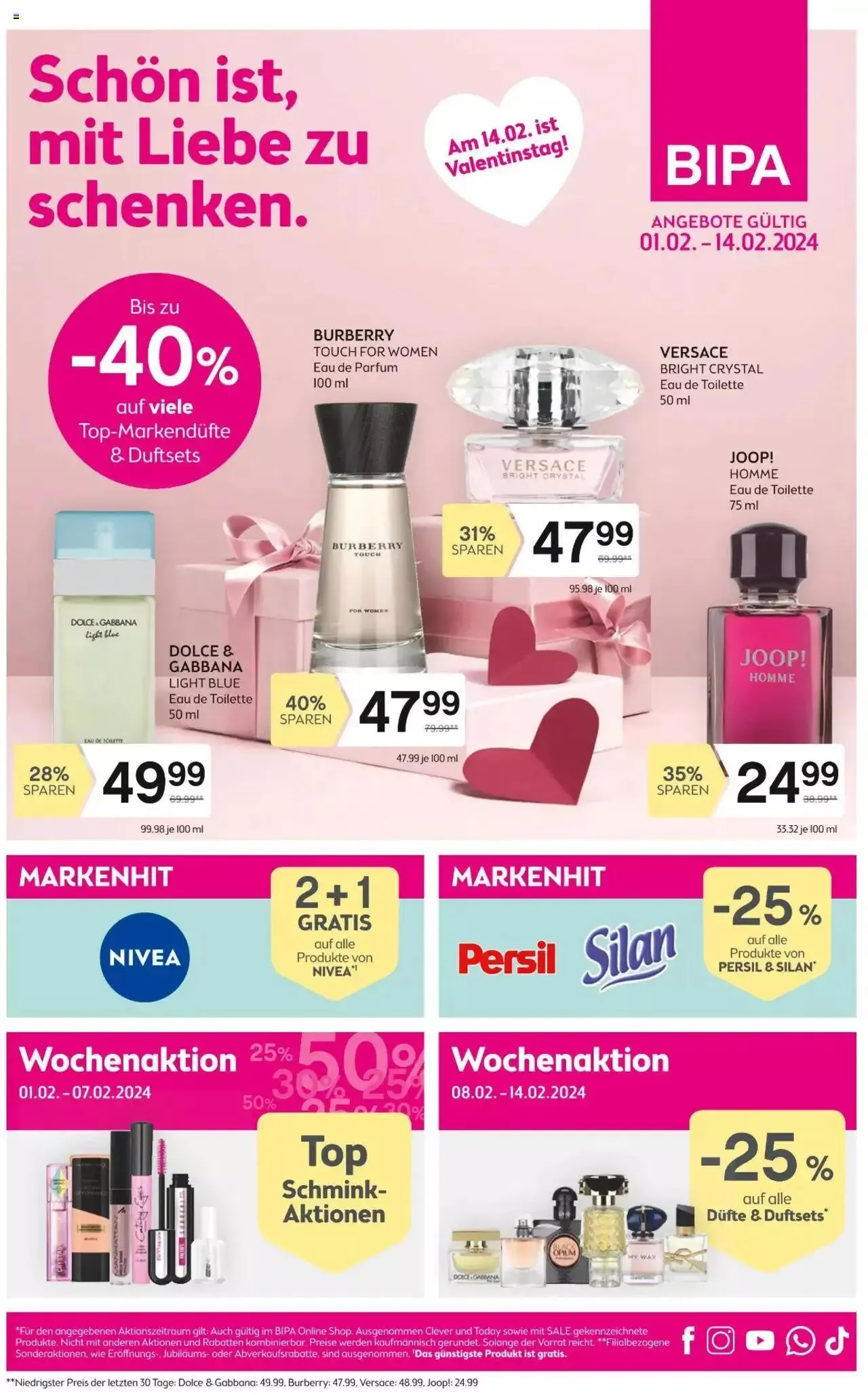 Bipa Flugblatt von 1. Februar bis 15. Februar 2024 - Flugblätt seite  1