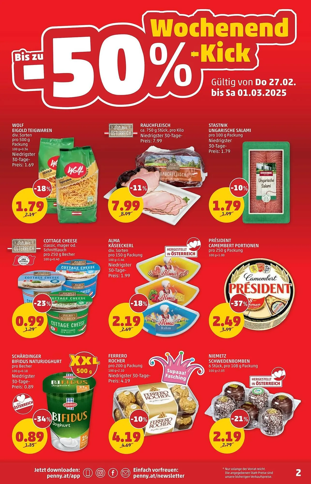 PENNY Flugblatt von 27. Februar bis 5. März 2025 - Flugblätt seite  2