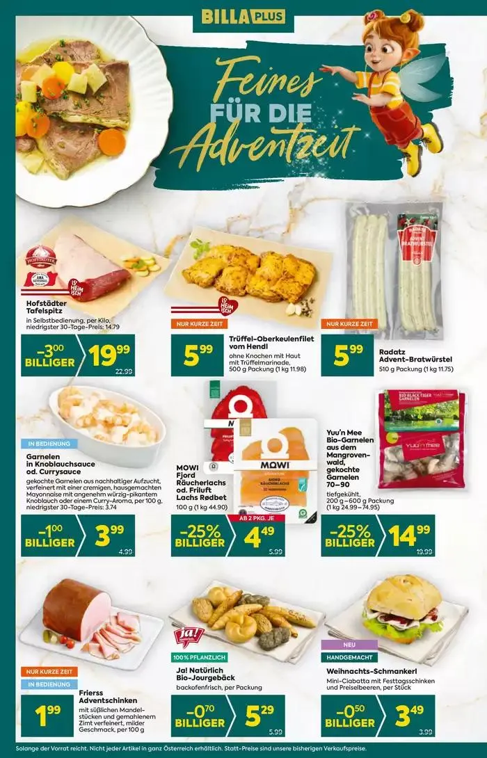 BILLA PLUS Flugblatt von 21. November bis 5. Dezember 2024 - Flugblätt seite 10