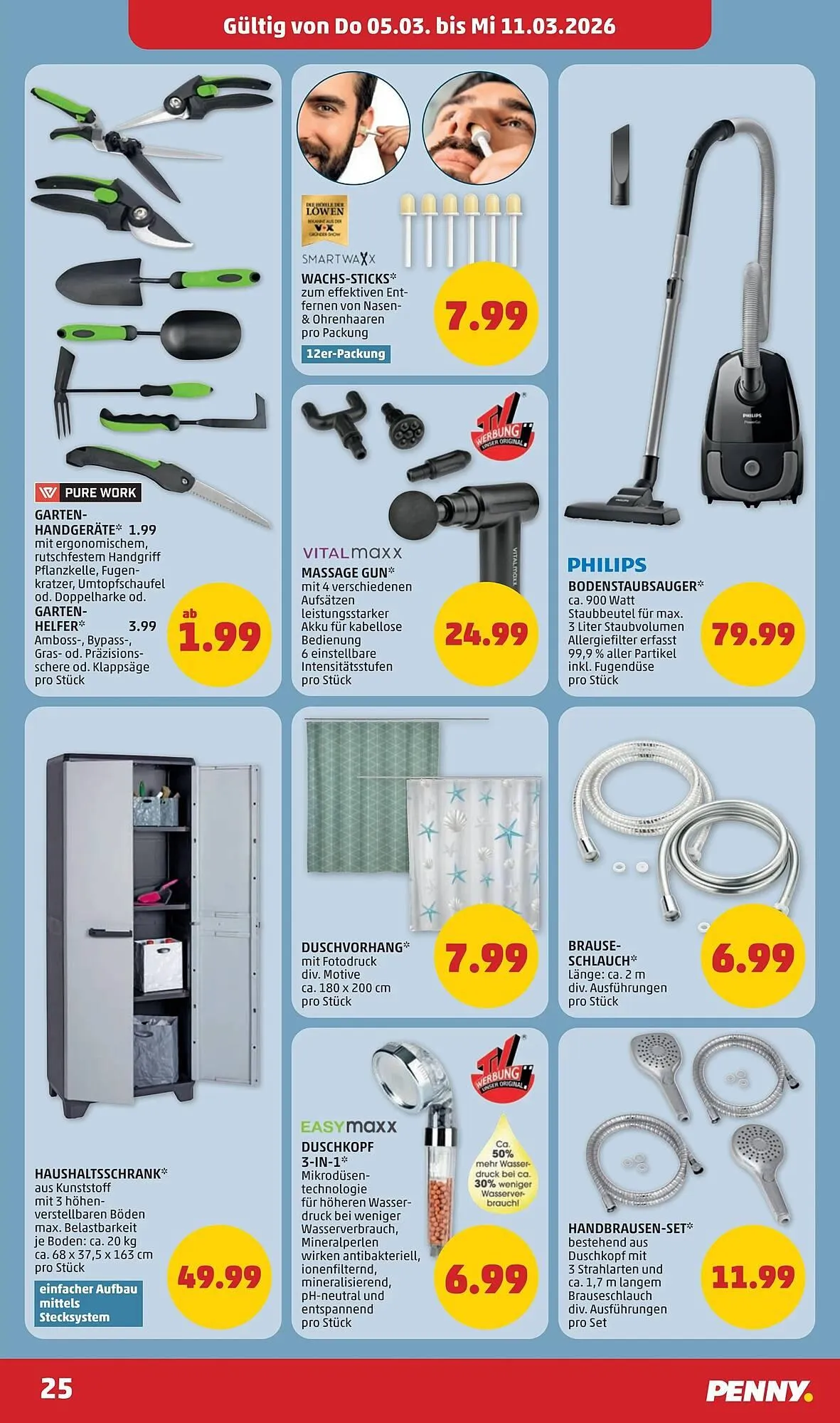 PENNY Flugblatt von 5. März bis 11. März 2026 - Flugblätt seite 25