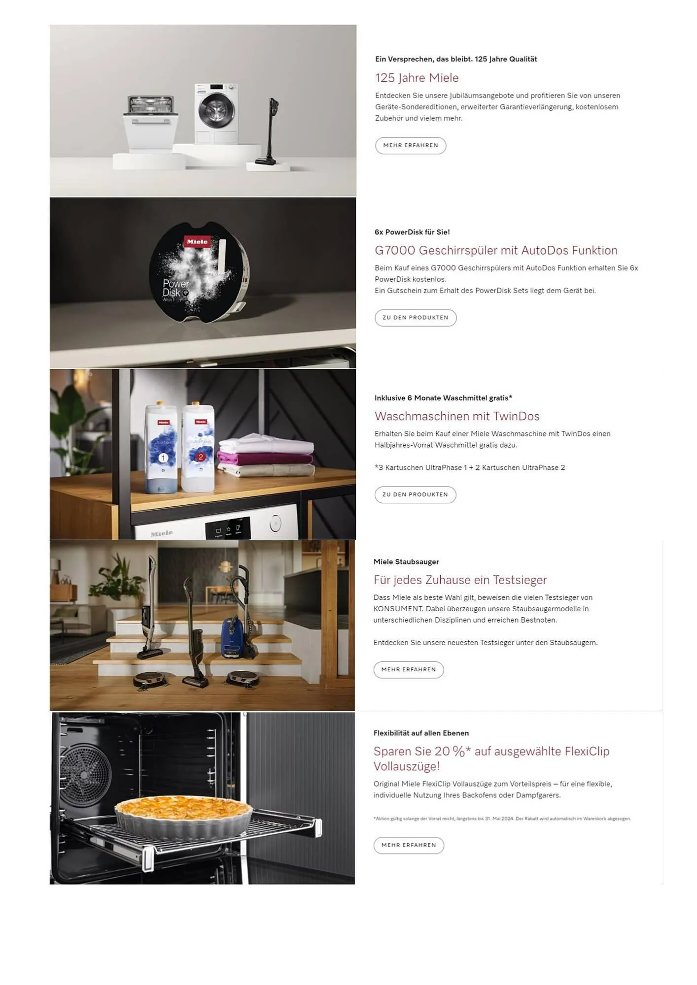 Miele Flugblatt - 1