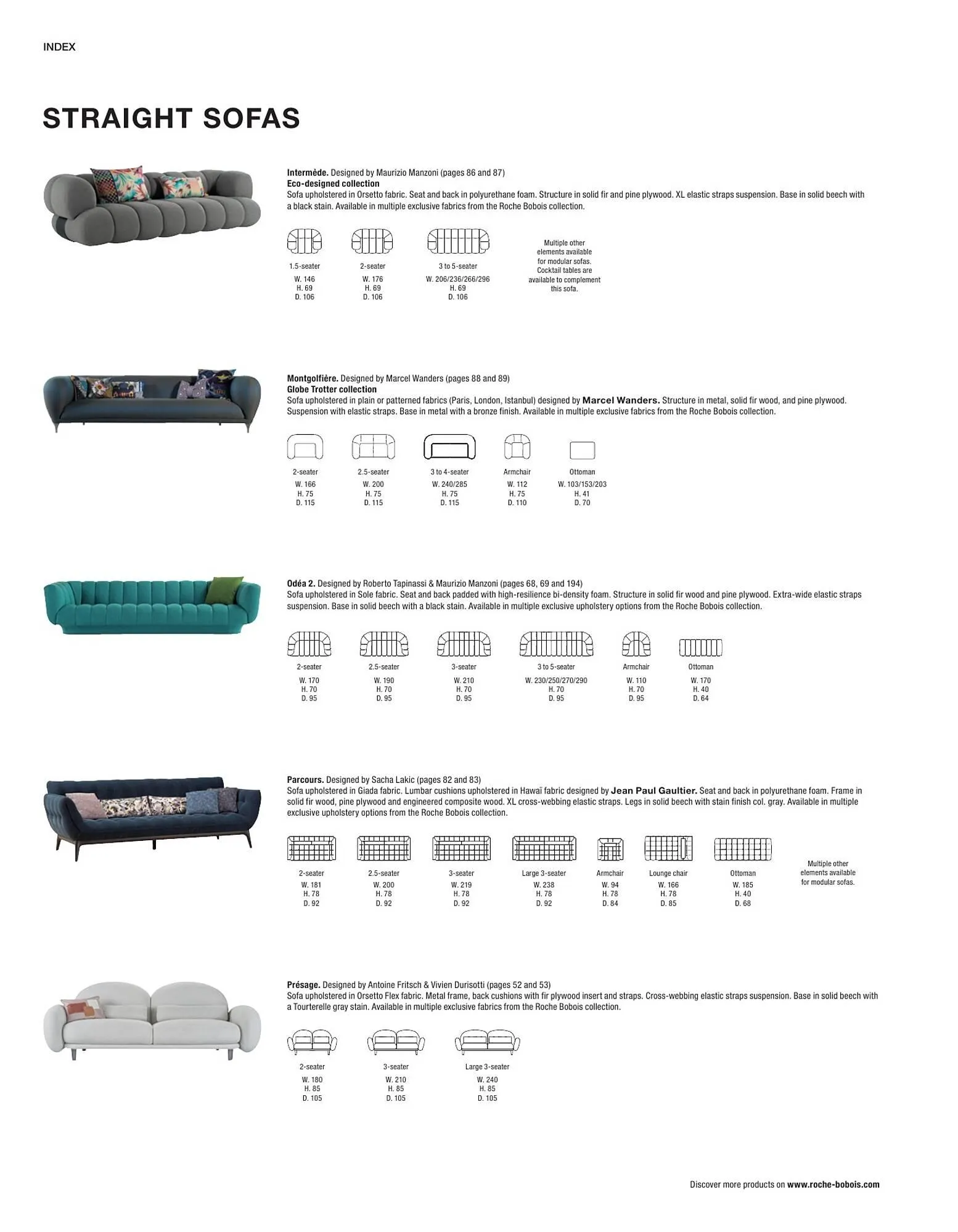 Roche Bobois Flugblatt von 9. Jänner bis 6. Jänner 2026 - Flugblätt seite  258