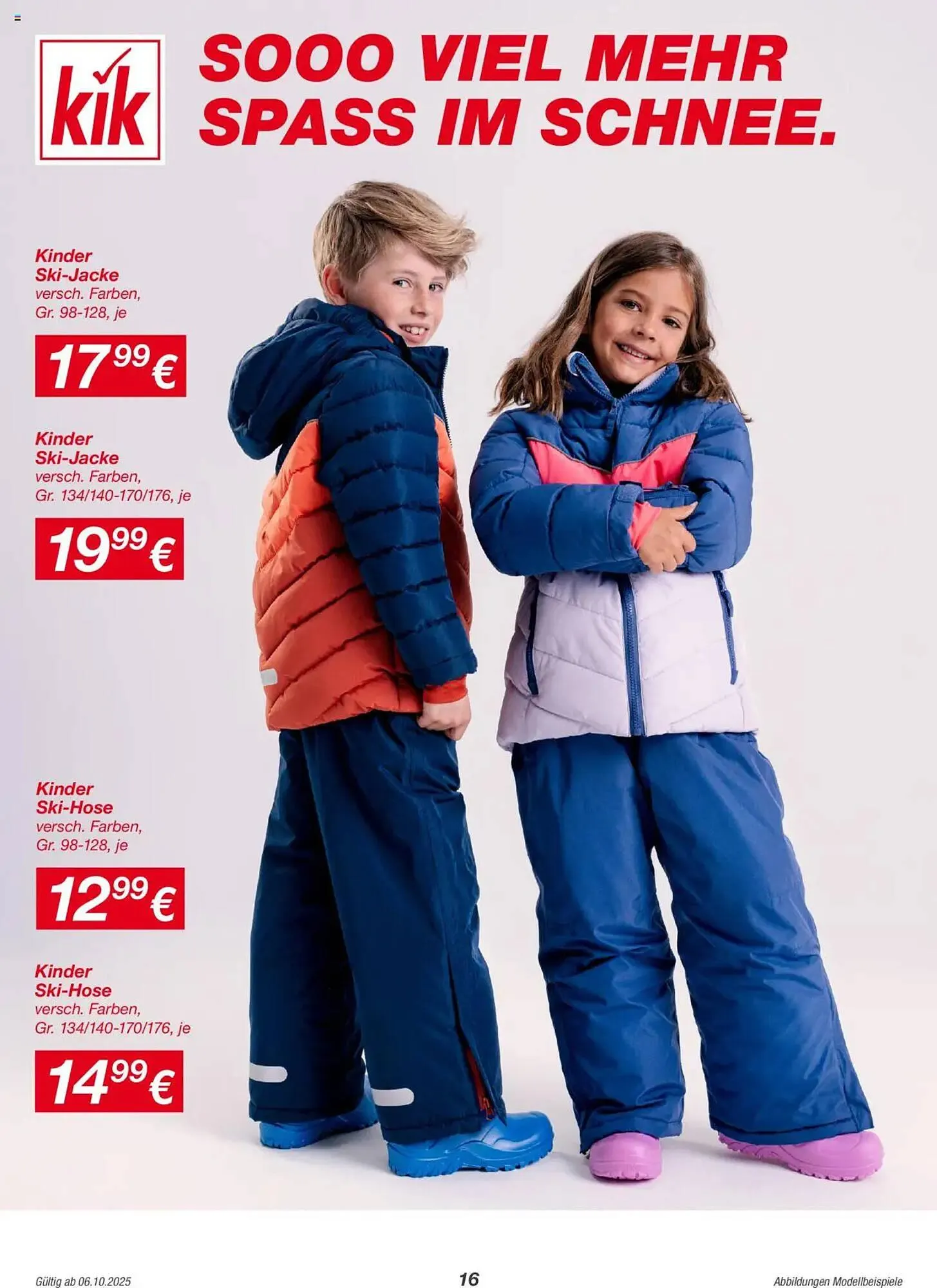 KiK Prospekt von 6. Oktober bis 17. November 2025 - Flugblätt seite 16