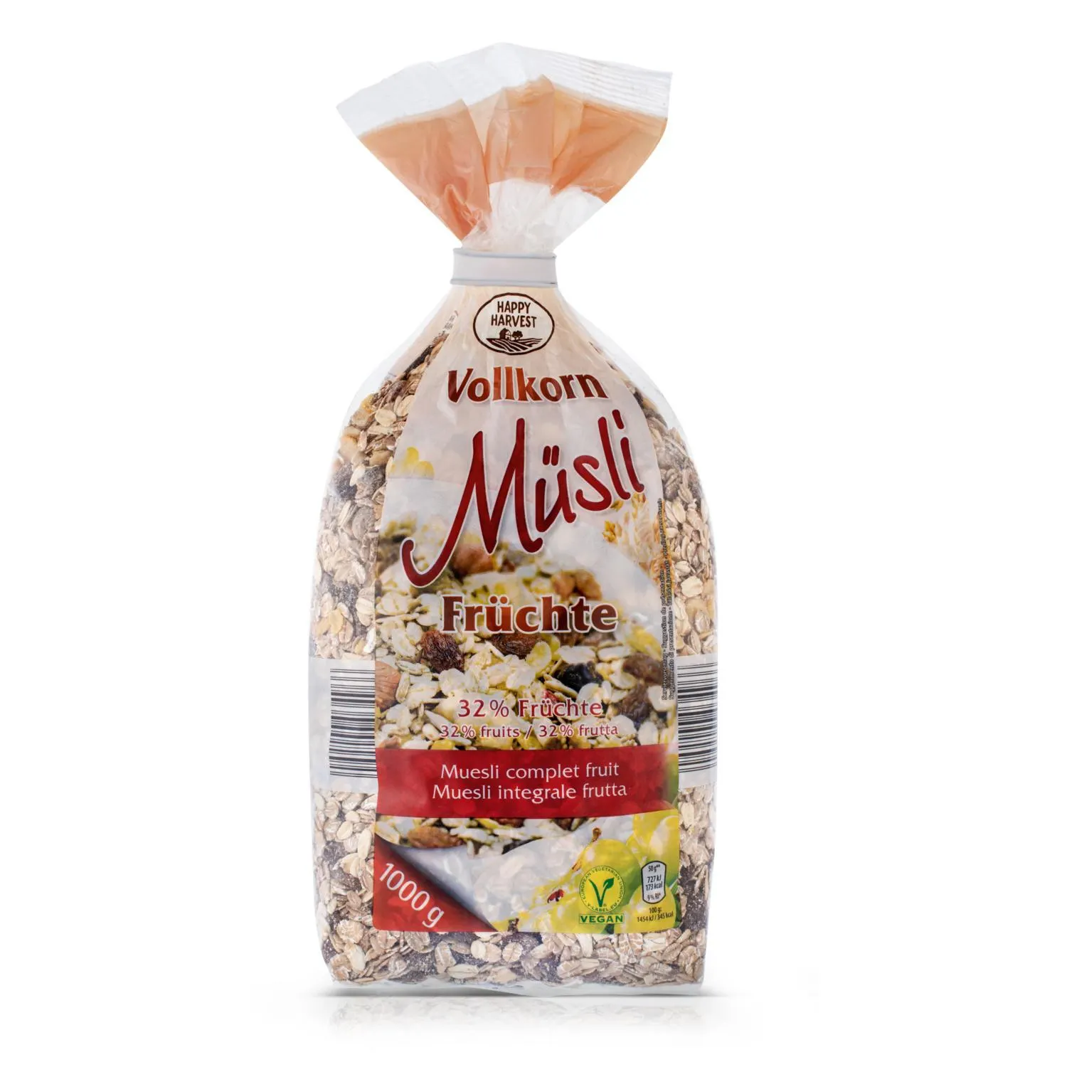 HAPPY HARVEST Müsli im Beutel, Früchte
