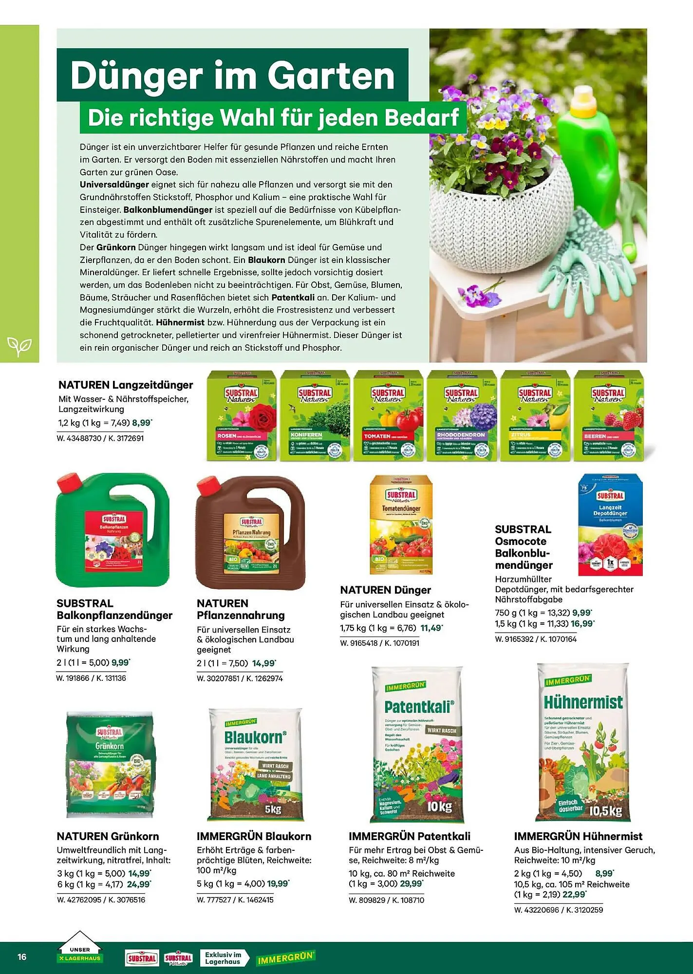 Lagerhaus Flugblatt von 22. Februar bis 31. Mai 2026 - Flugblätt seite 16