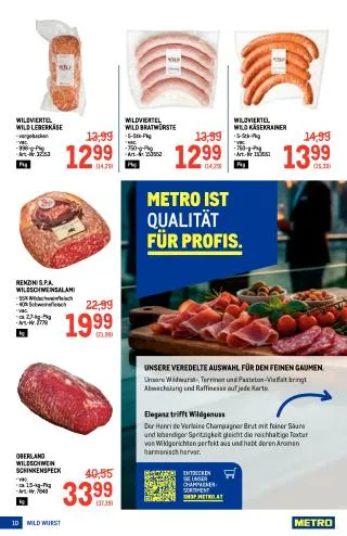METRO Flugblatt Specials - Wild von 17. September bis 25. November 2026 - Flugblätt seite  10