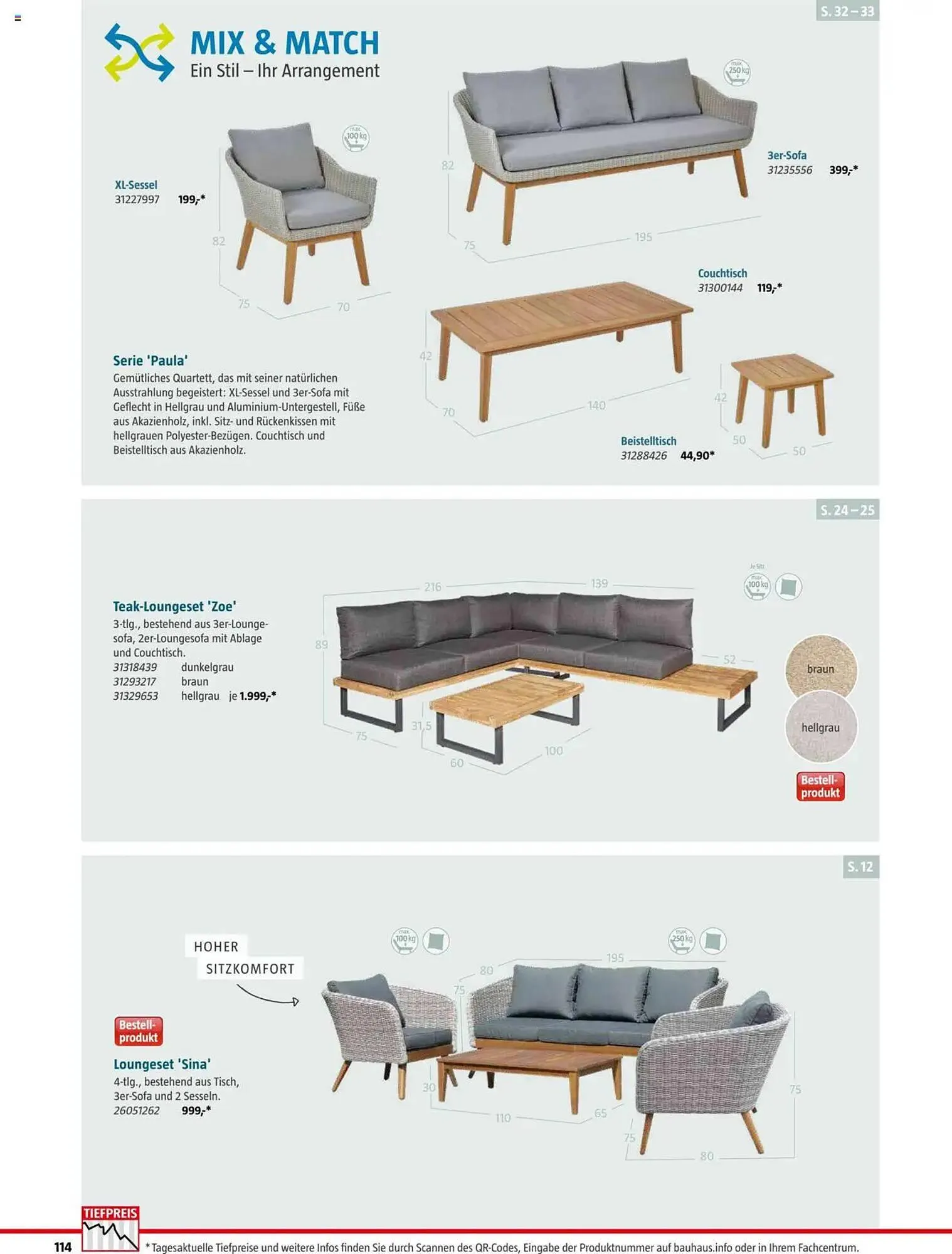 Bauhaus Flugblatt von 4. März bis 4. Jänner 2026 - Flugblätt seite  114