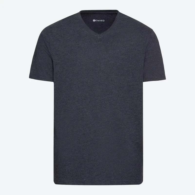 Herren-T-Shirt mit V-Ausschnitt