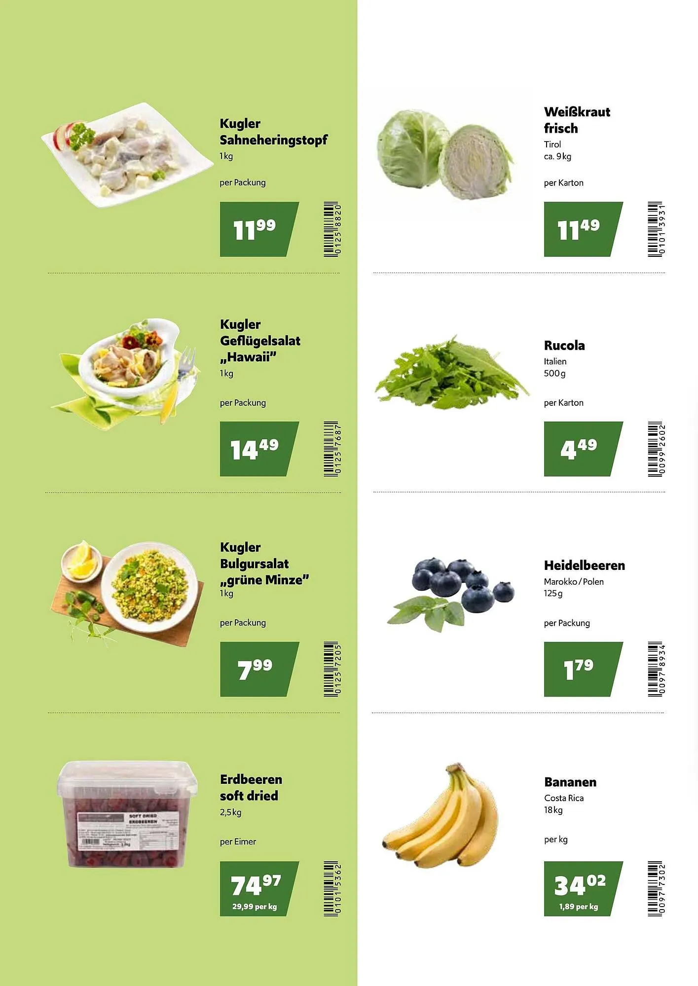 Eurogast Grissemann Flugblatt von 1. Dezember bis 12. Dezember 2025 - Flugblätt seite 4