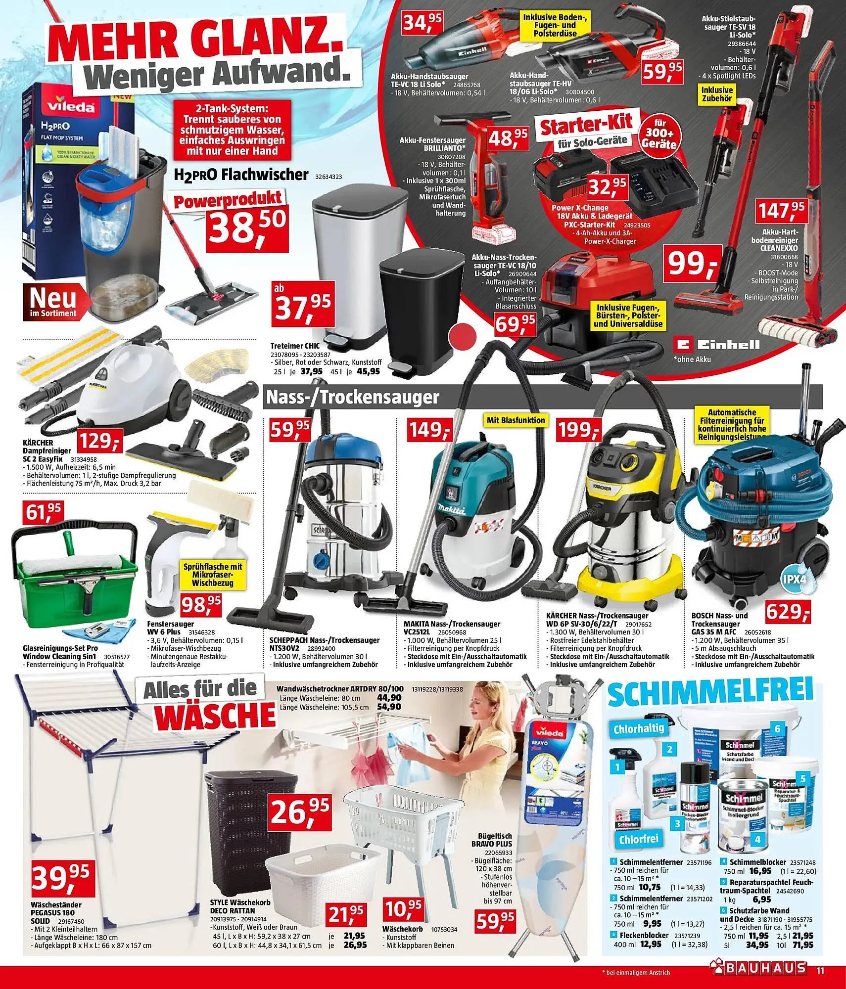 Bauhaus Flugblatt von 3. Dezember bis 31. Dezember 2025 - Flugblätt seite  11