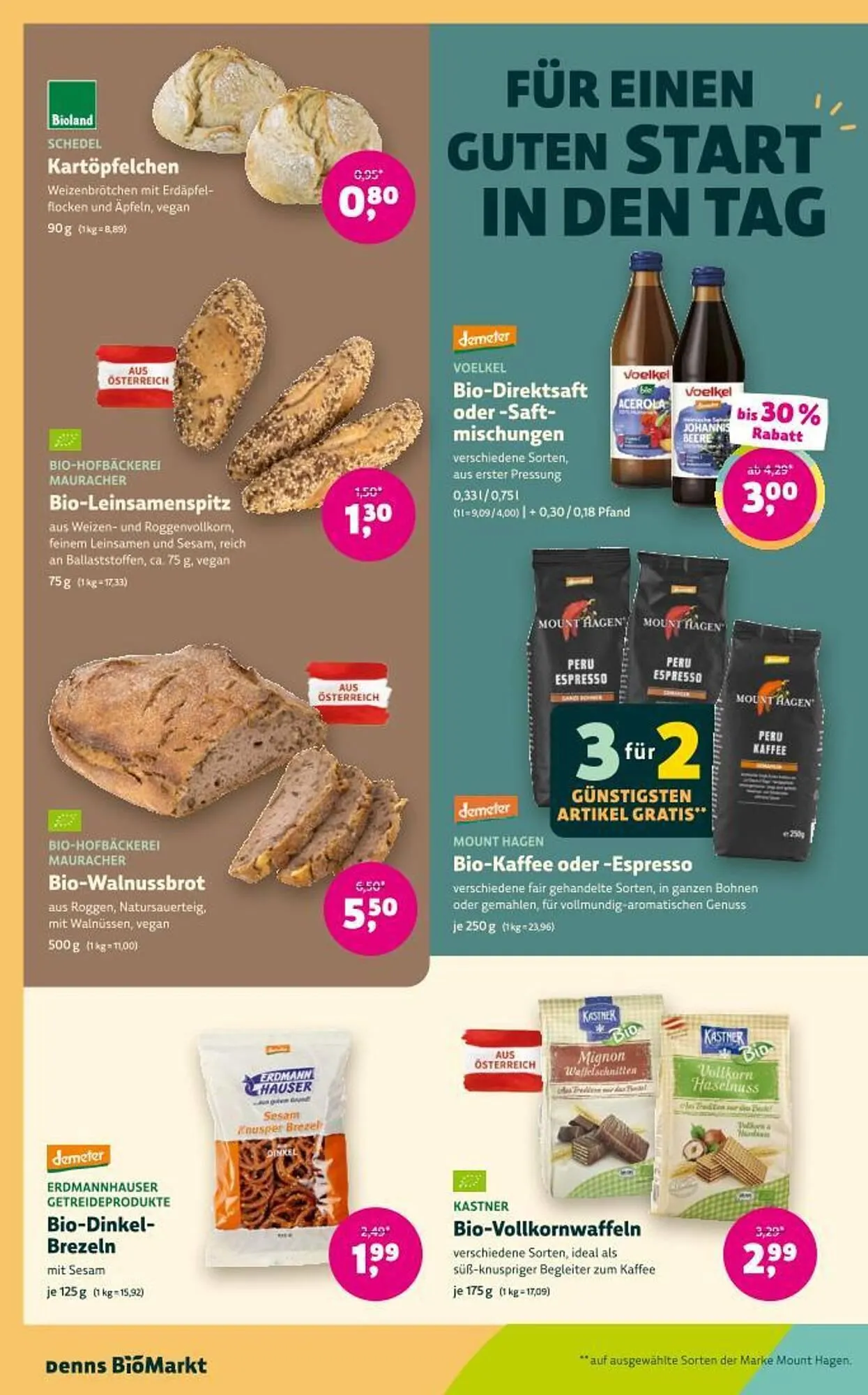 Denn's Biomarkt Flugblatt von 20. November bis 3. Dezember 2024 - Flugblätt seite  10