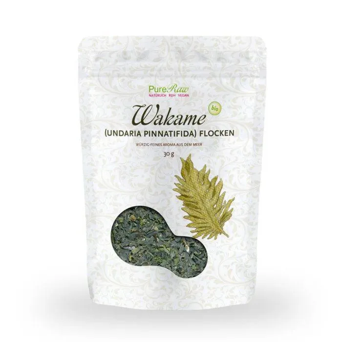 PureRaw Wakame-Flocken (Bio & Roh) 30 g