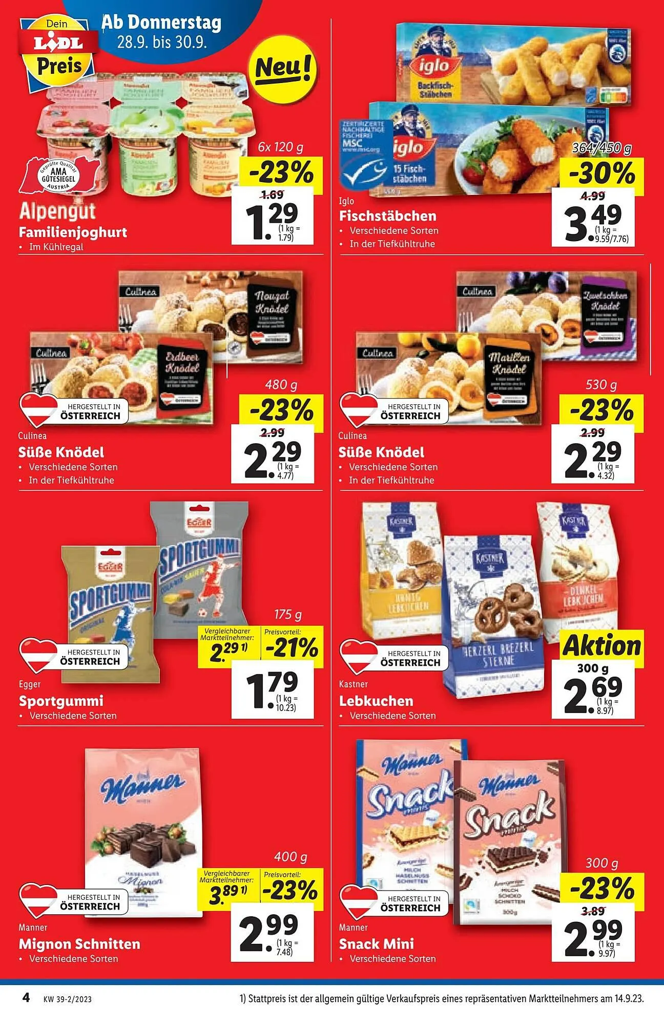 Lidl Flugblatt von 27. September bis 4. Oktober 2023 - Flugblätt seite 4