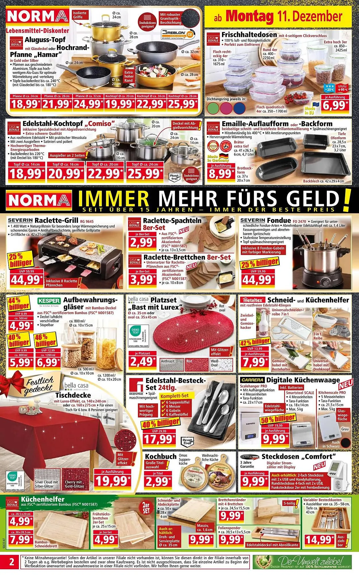Norma Flugblatt von 11. Dezember bis 16. Dezember 2023 - Flugblätt seite  2