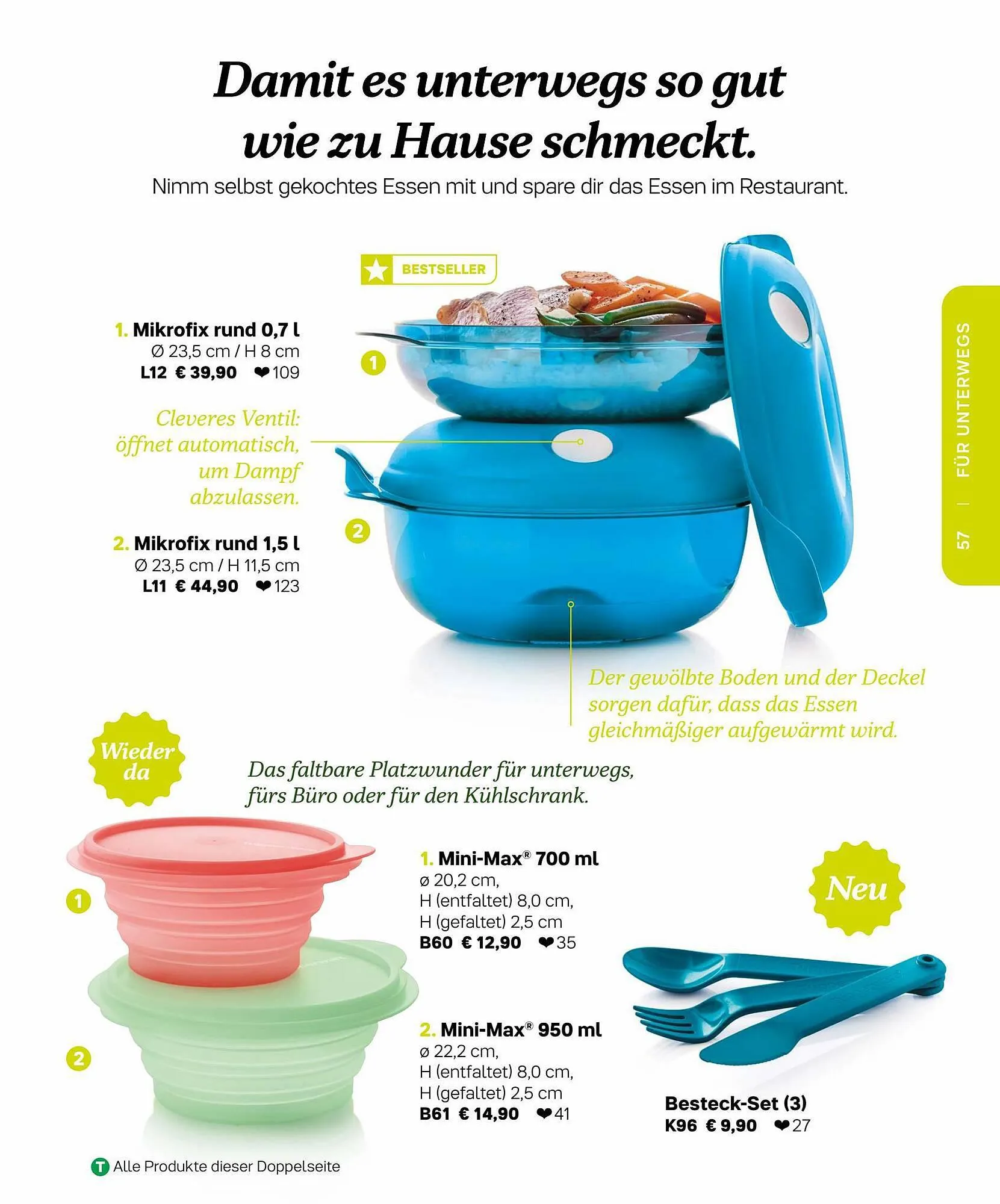 Tupperware Flugblatt von 6. März bis 31. August 2023 - Flugblätt seite  57