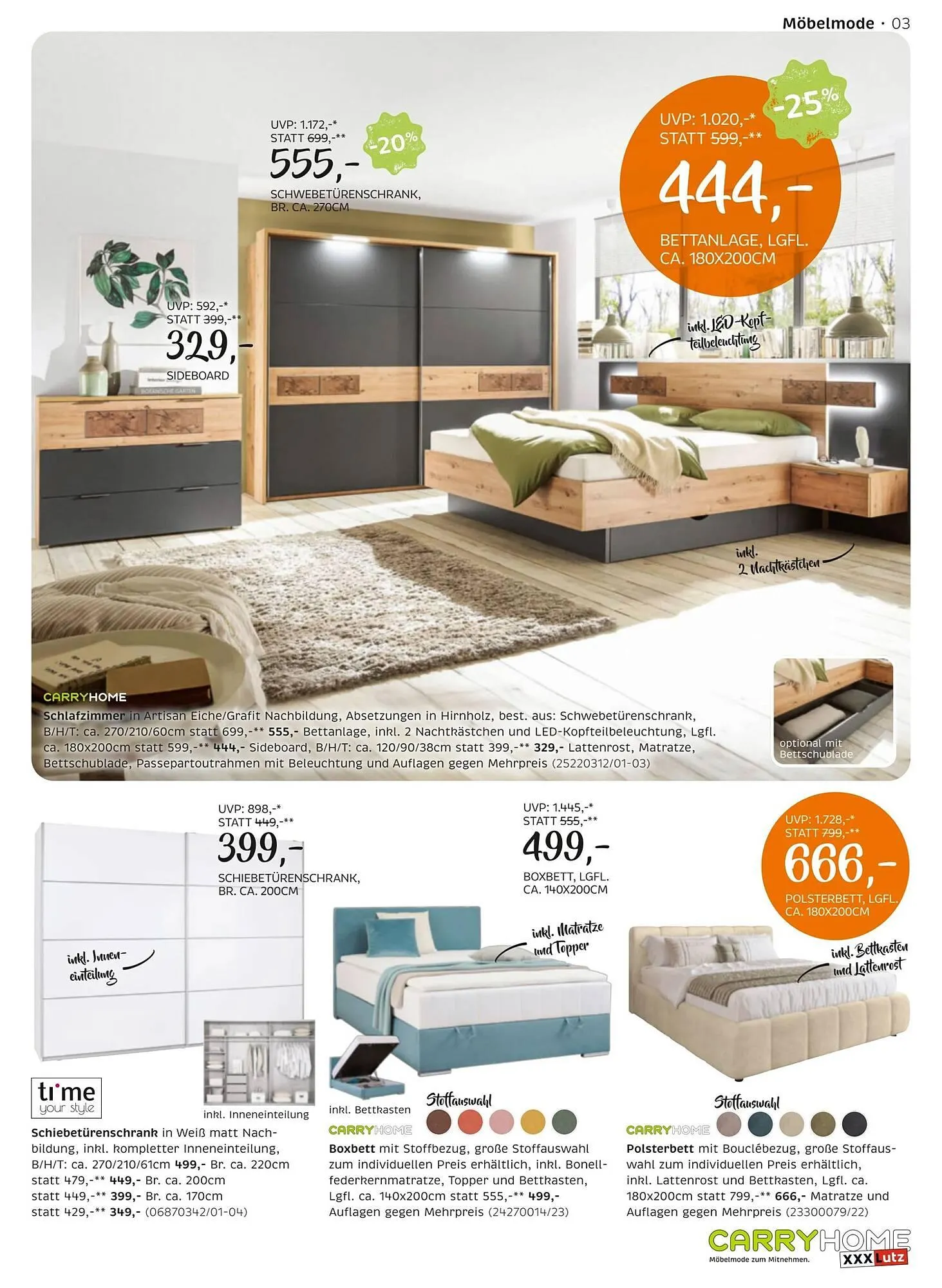 XXXLutz Prospekt von 24. Februar bis 10. März 2026 - Flugblätt seite 3