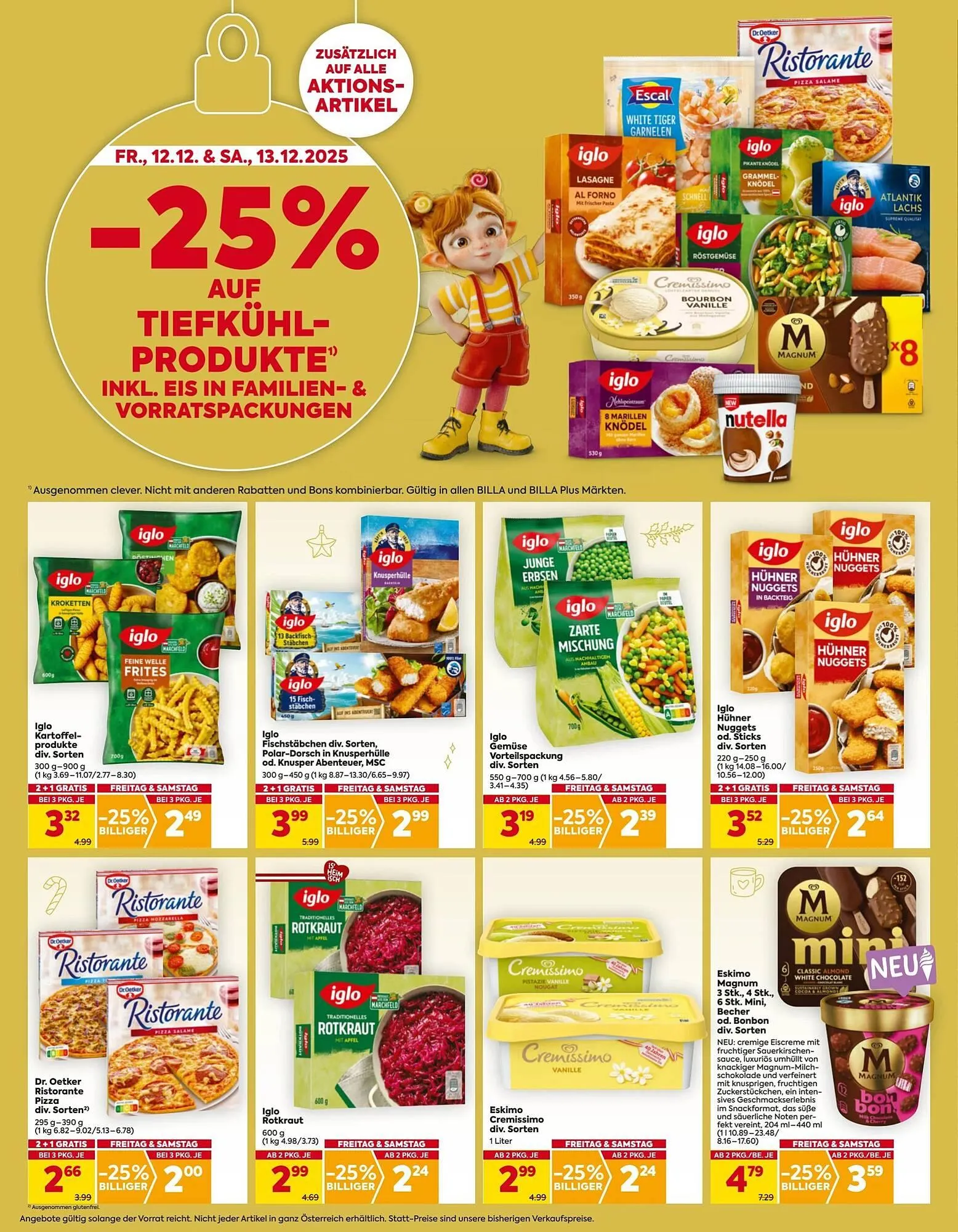 Billa Flugblatt von 11. Dezember bis 17. Dezember 2025 - Flugblätt seite 2