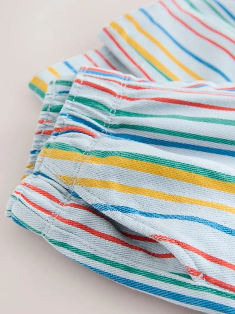 Mehrfarbig gestreift - Weite Hosen zum Anziehen (3M-7J.).