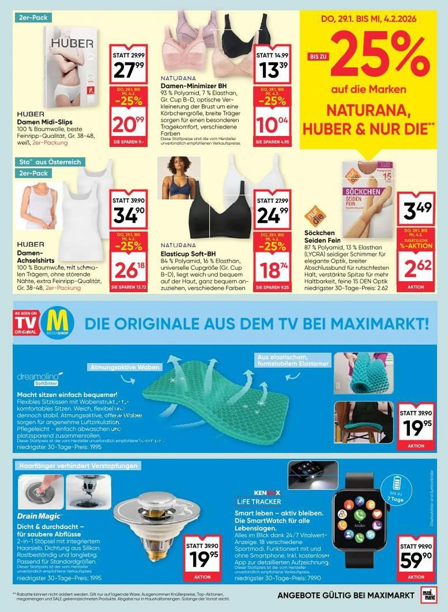 Maximarkt Flugblatt von 29. Jänner bis 4. Februar 2026 - Flugblätt seite  17