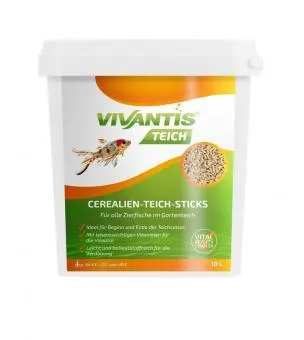 VIVANTIS Cerealien-Teich-Sticks light 10 Liter