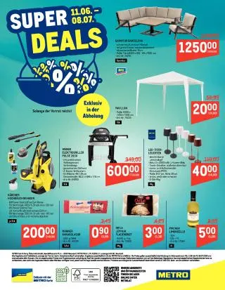METRO Flugblatt Specials von 11. Juni bis 8. Juli 2026 - Flugblätt seite  1