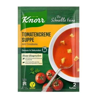Knorr Die Schnelle Feine Tomatencremesuppe