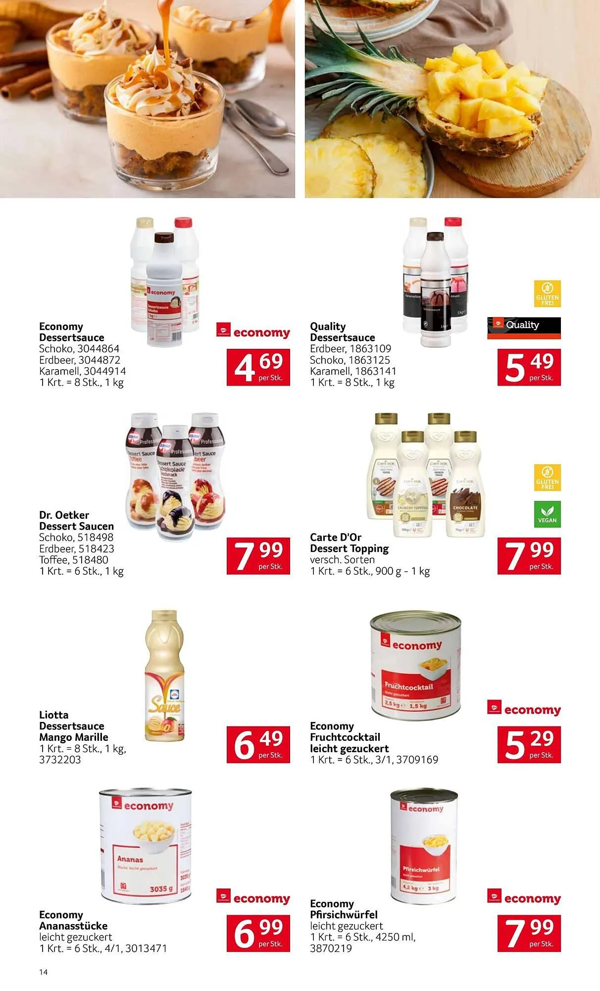 Transgourmet Flugblatt von 9. März bis 4. April 2026 - Flugblätt seite  14